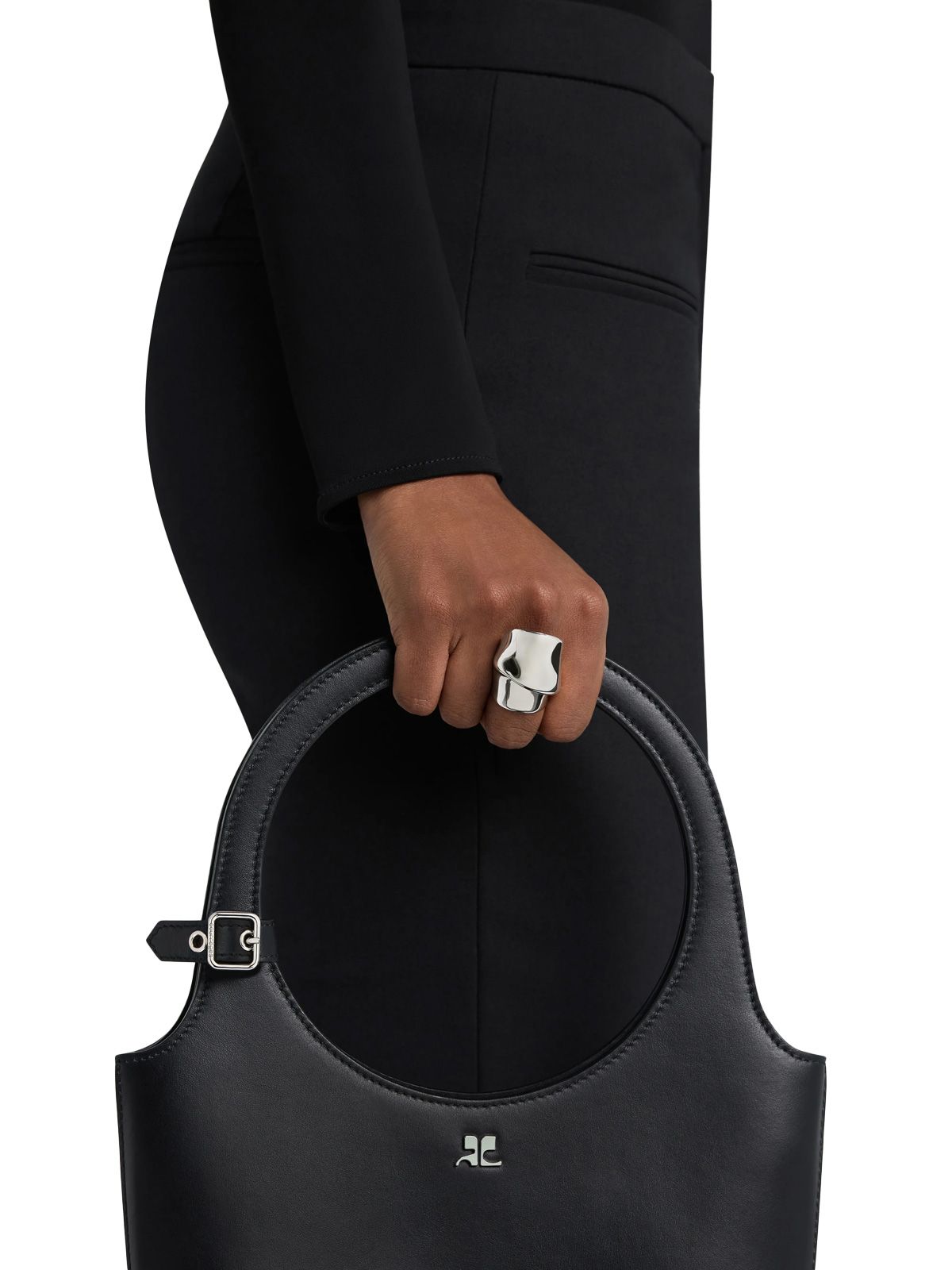 Anello degrees argento COURREGES