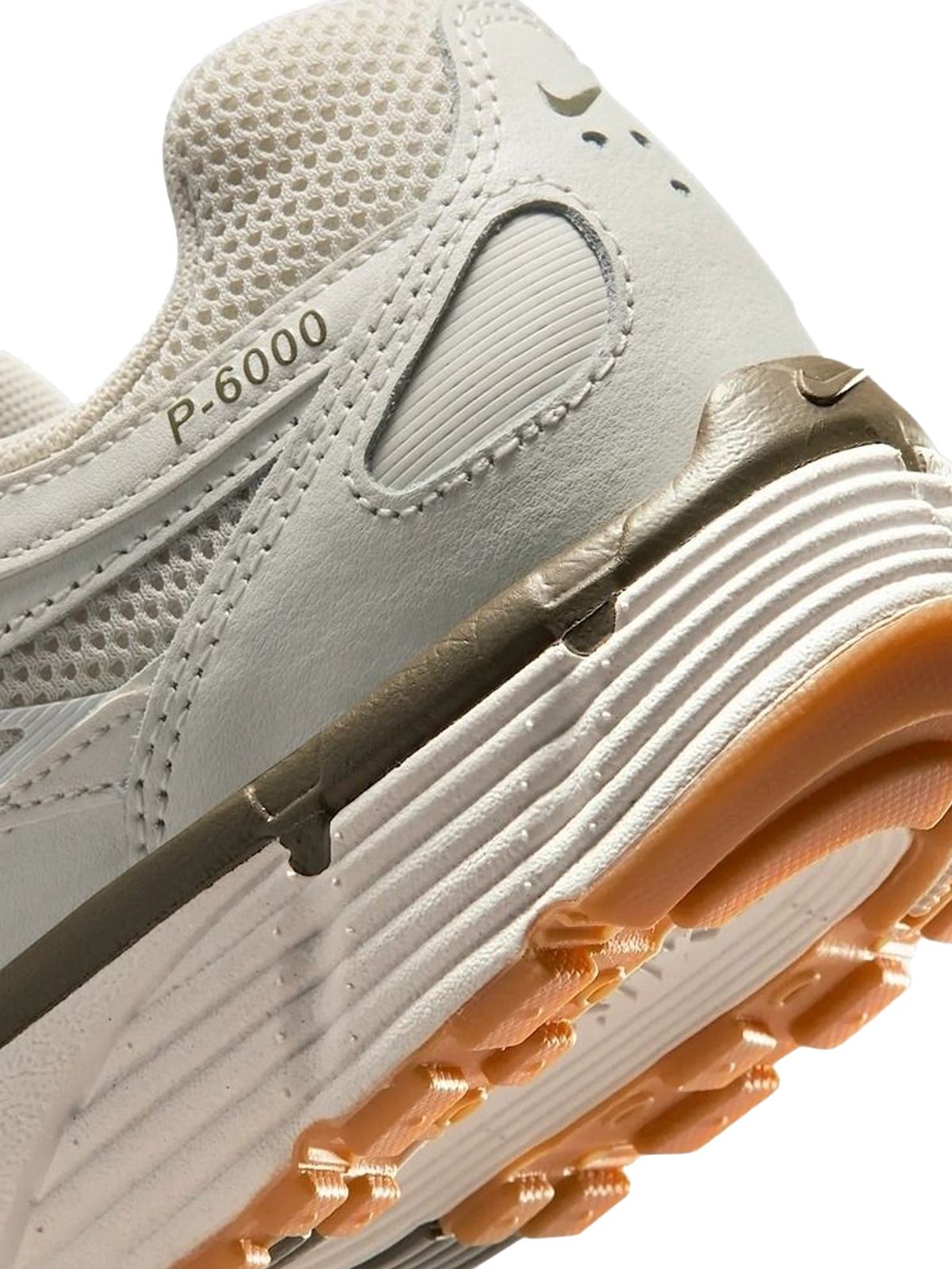 p-6000 light bone / phantom / medium olive sneakers - women NIKE