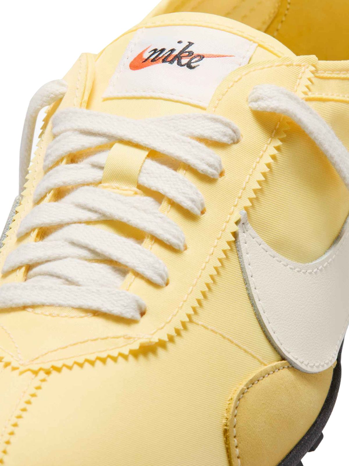 moon shoe og soft yellow / black sneakers - women NIKE