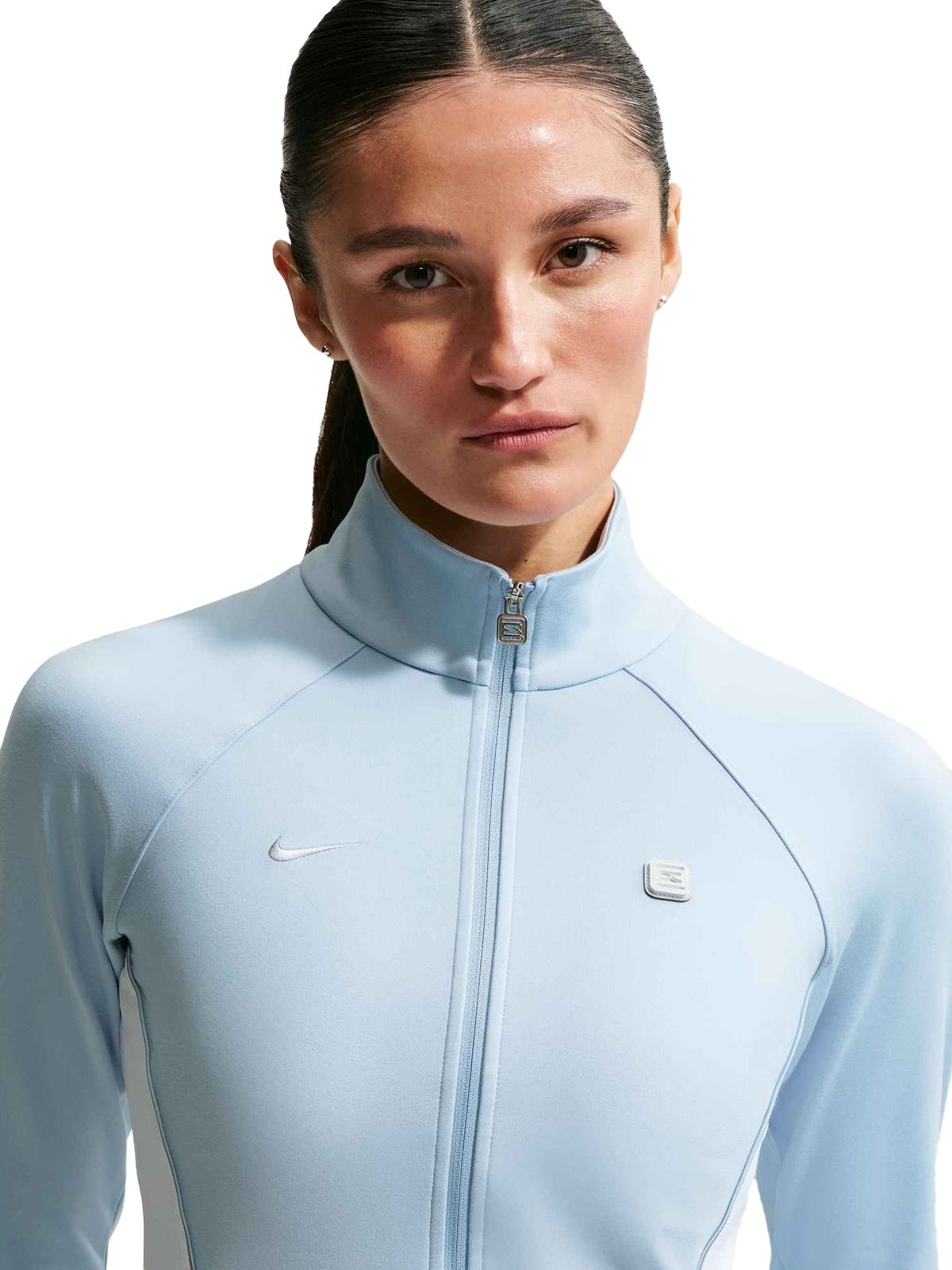 Maglia a maniche lunghe shox celeste NIKE