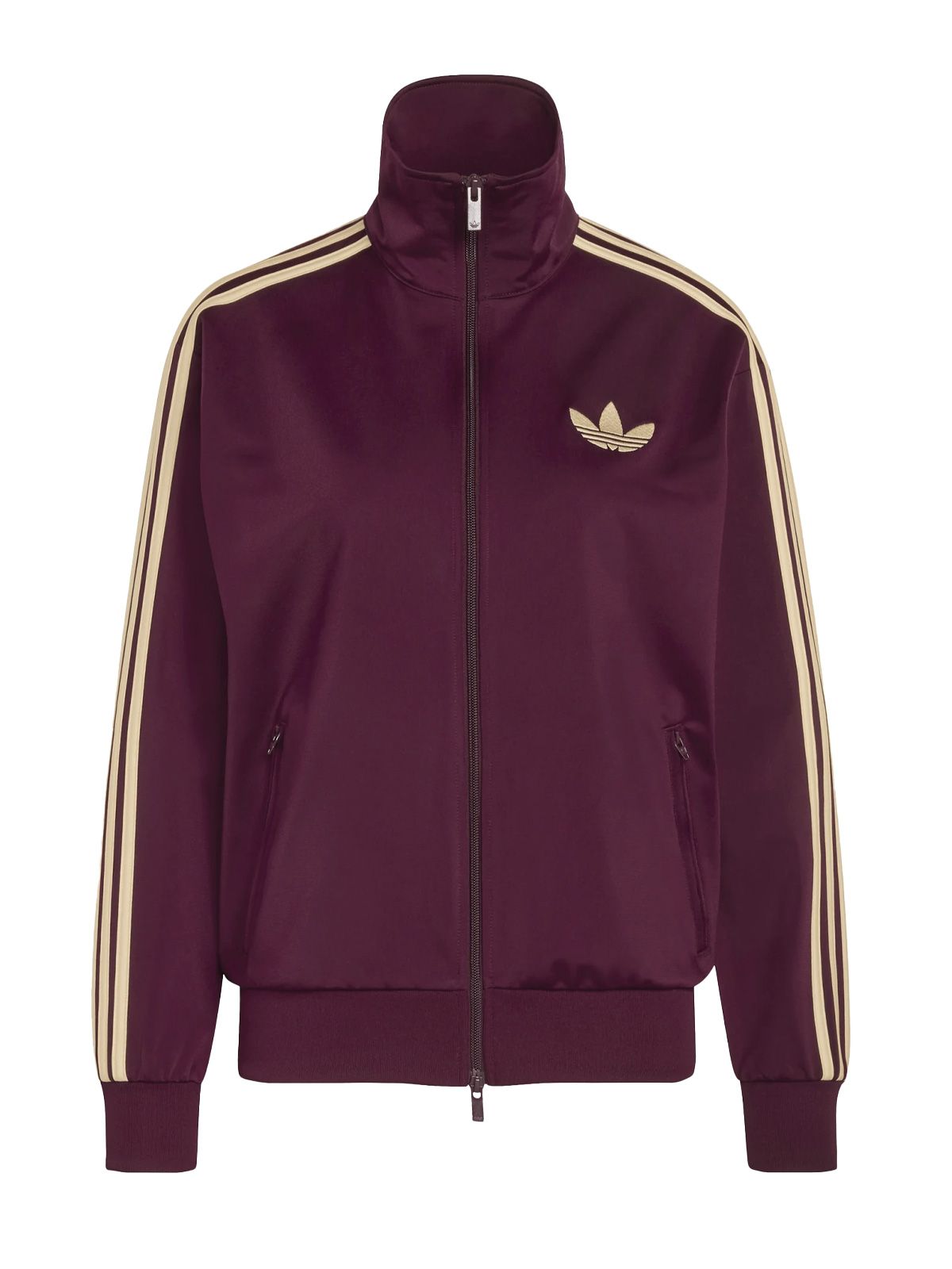 firebird track top loose maroon almost yellow track jackets - women