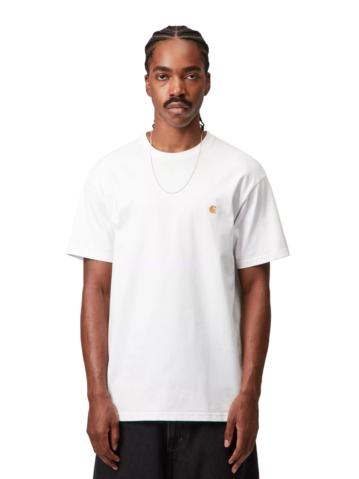 chase t-shirt bianco t-shirt - uomo CARHARTT WIP