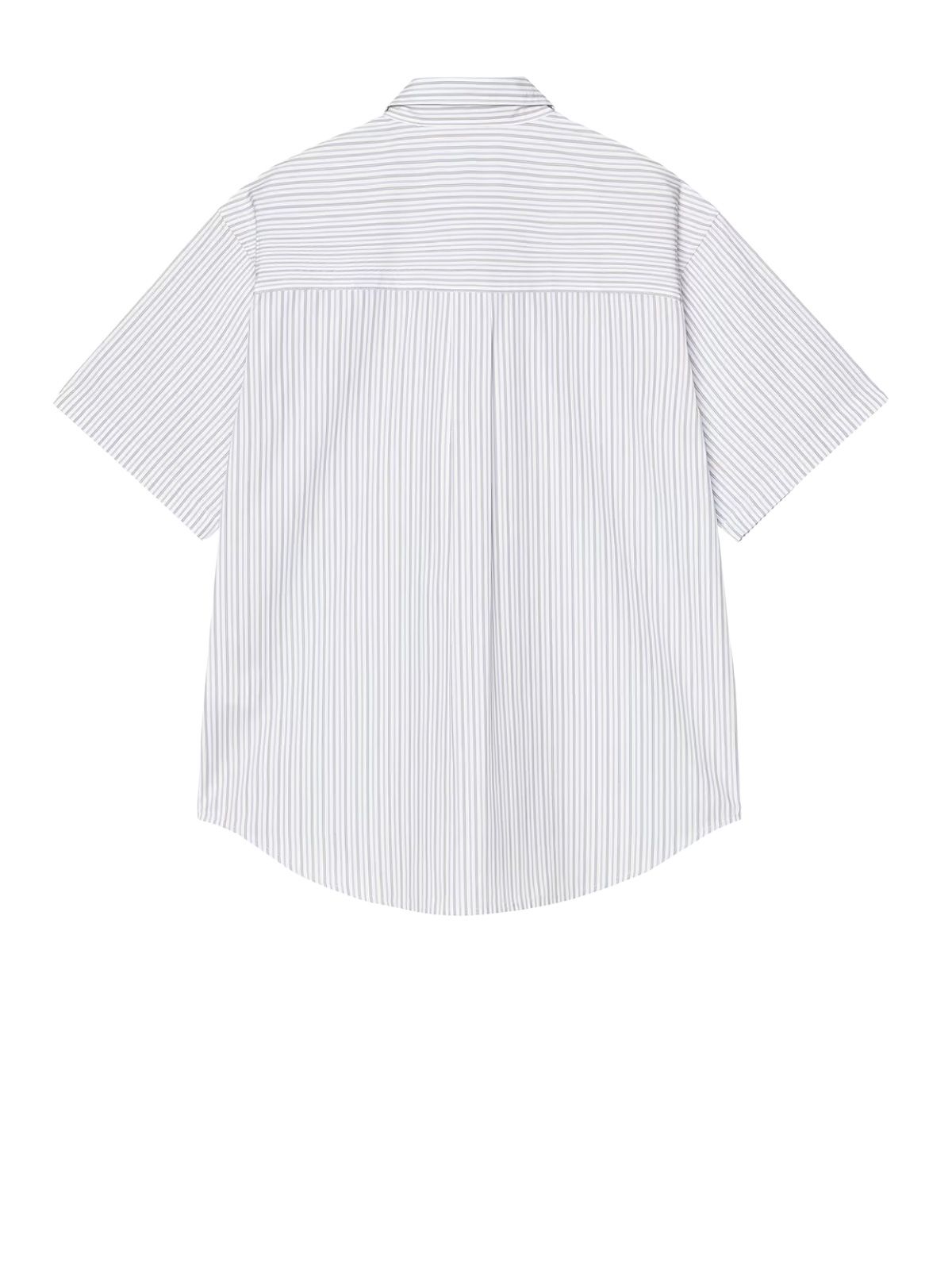 shirt 'Keene' blue striped short-sleeved  CARHARTT WIP