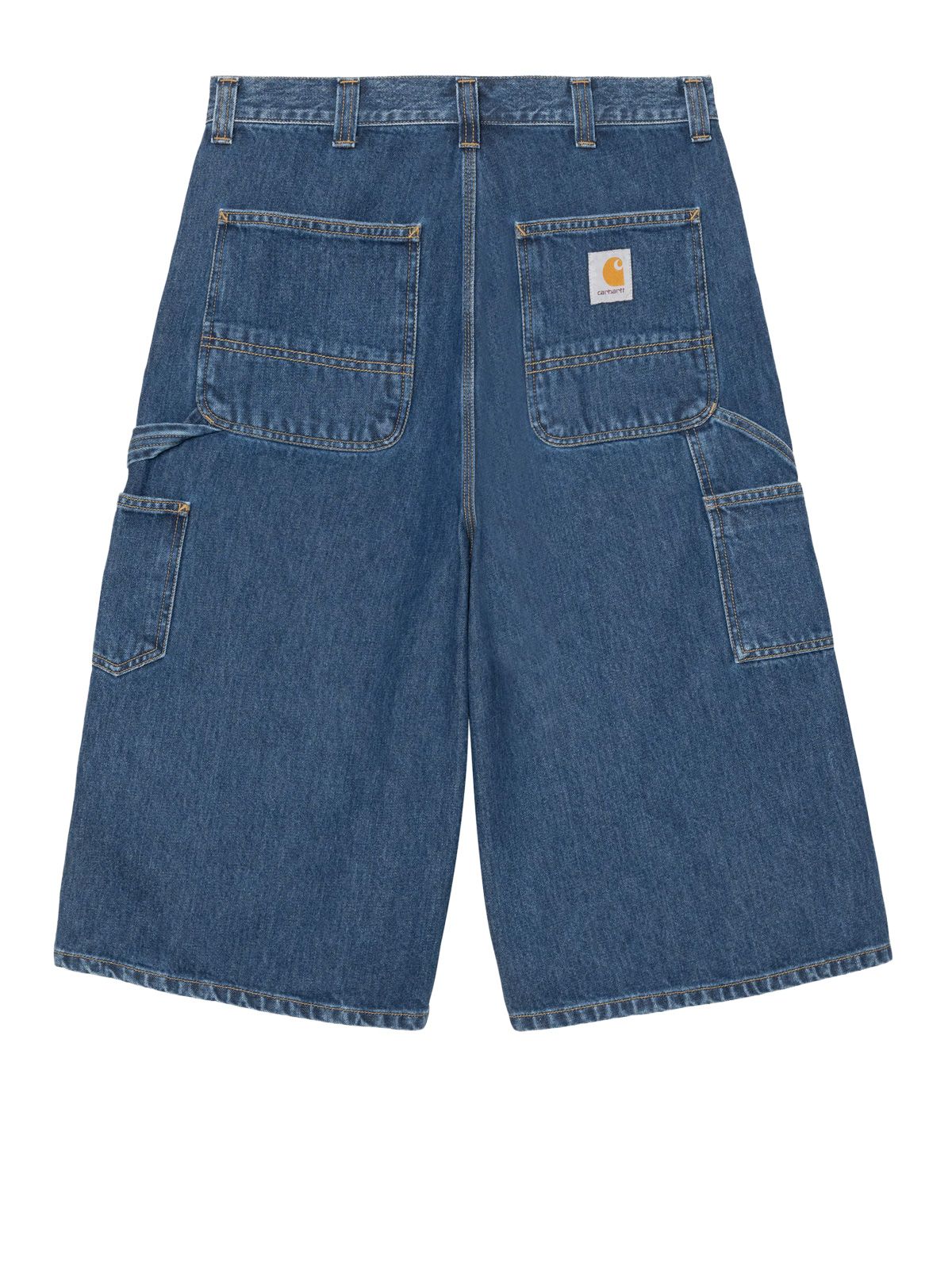 og double knee long short blue stone washed shorts - men CARHARTT WIP