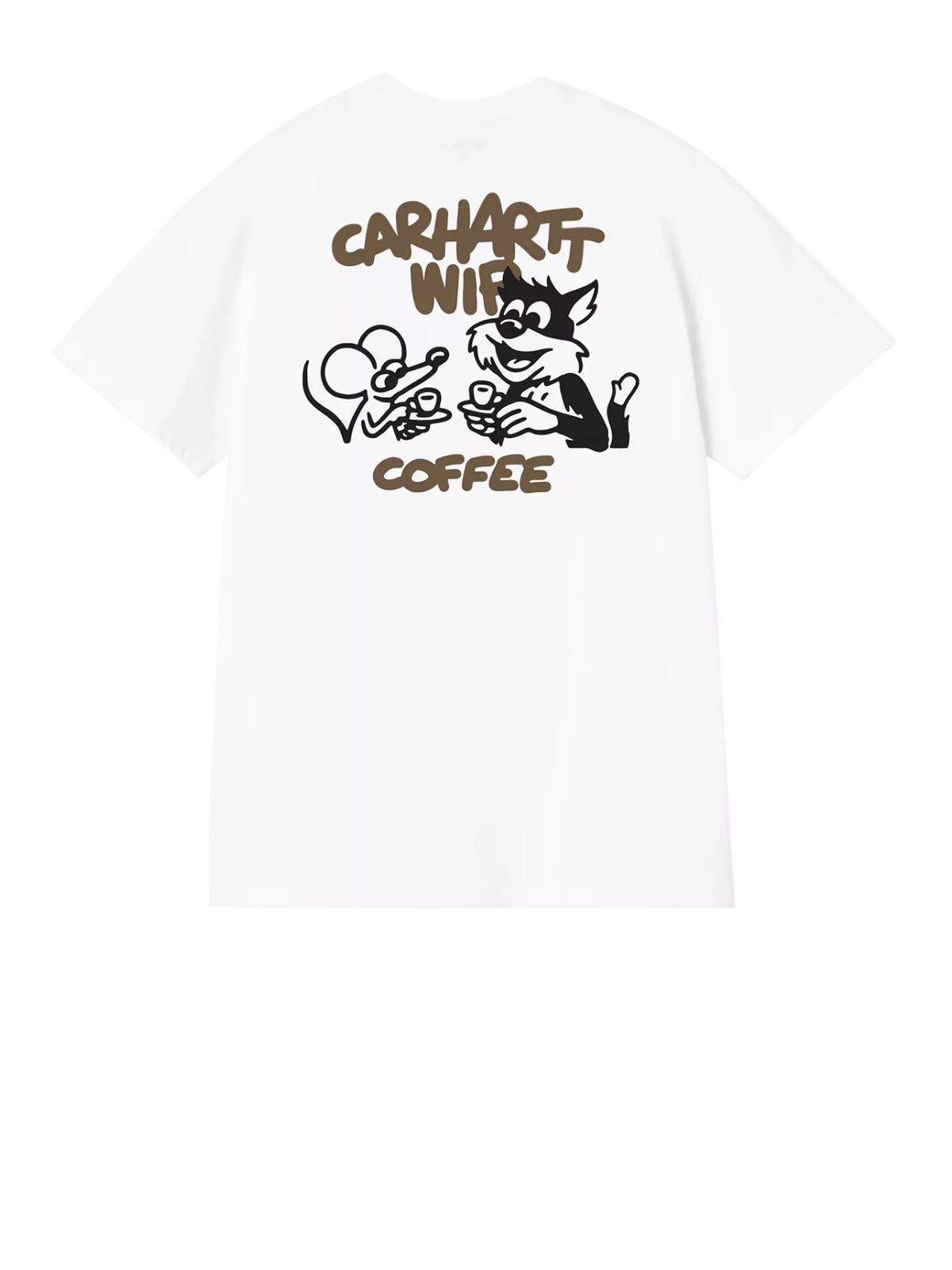t-shirt coffee break white  CARHARTT WIP