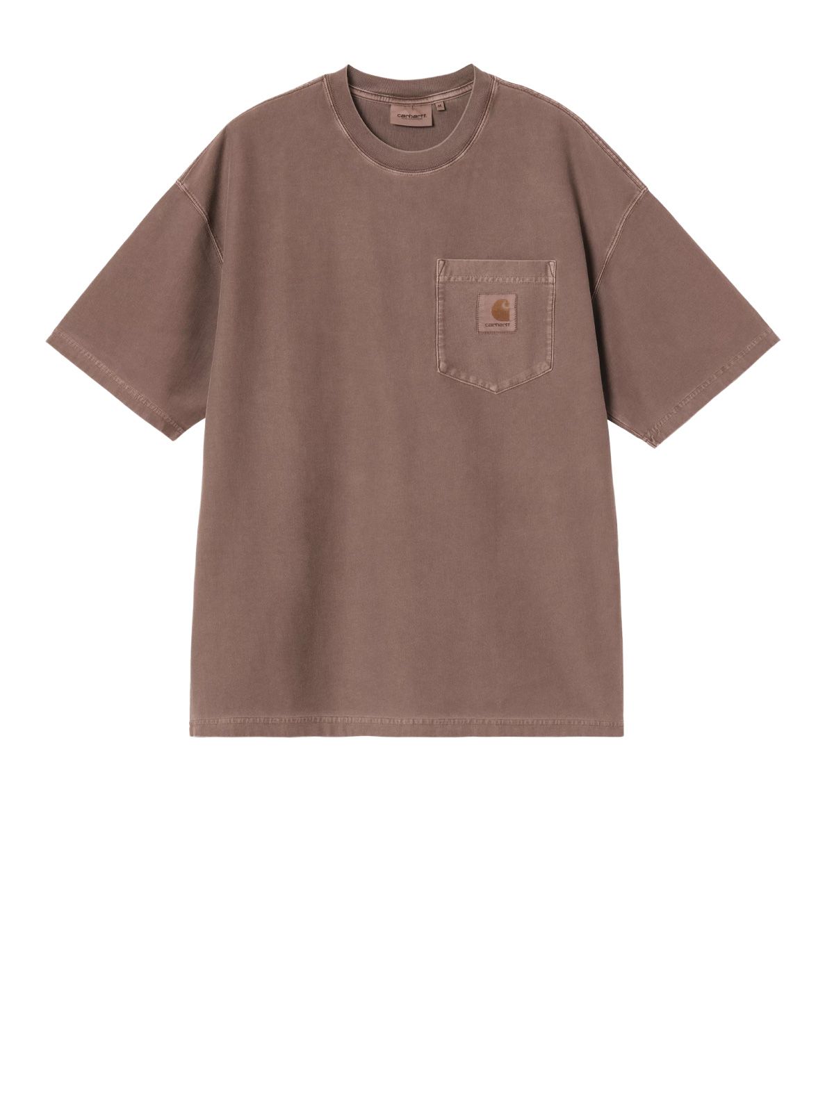 t-shirt loose pocket brown 