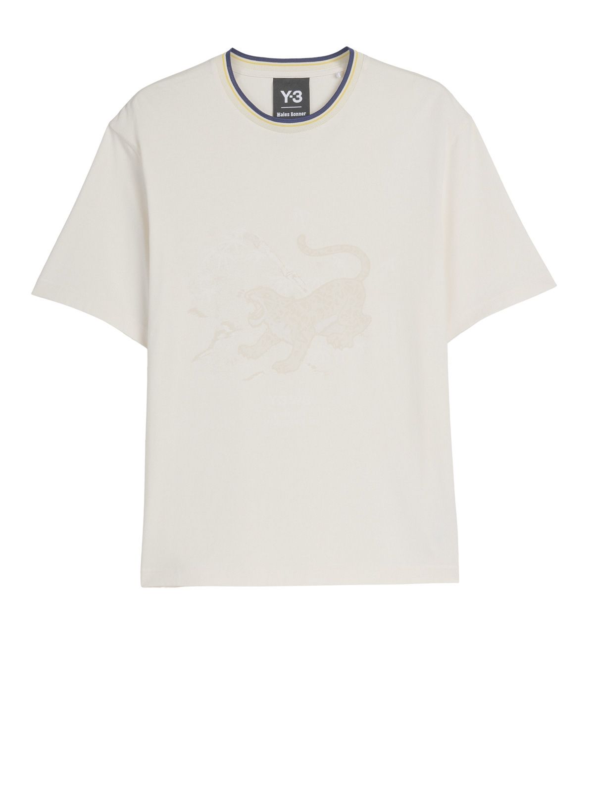 y-3 x wales bonner graphic t-shirt chalk white t-shirts - men