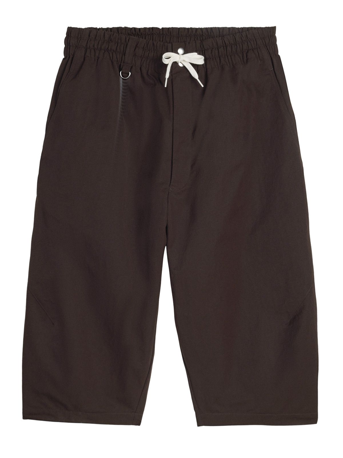 shorts sportivi y-3 x wales bonner rip marrone shorts sportivi / bermuda - uomo