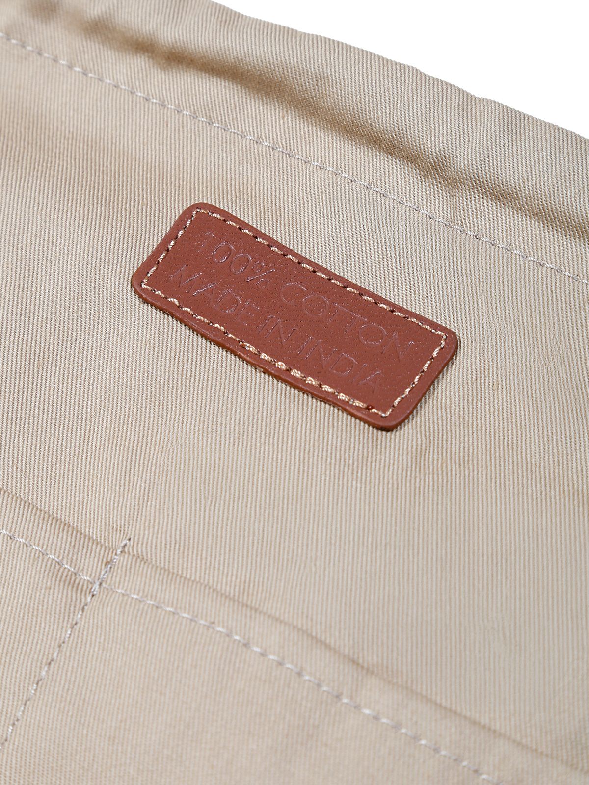 sacchetto di cotone con coulisse beige DRAGON DIFFUSION
