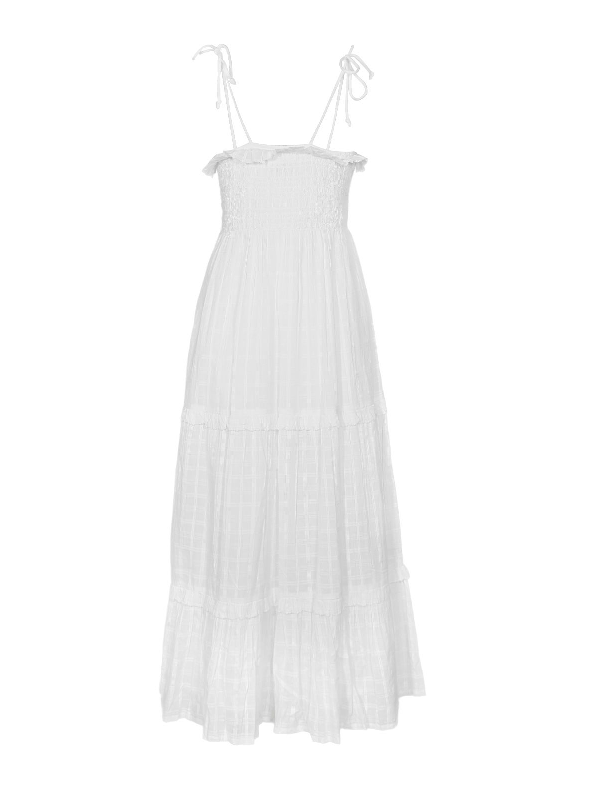 vestito senza maniche love me tender bianco MAISON HOTEL