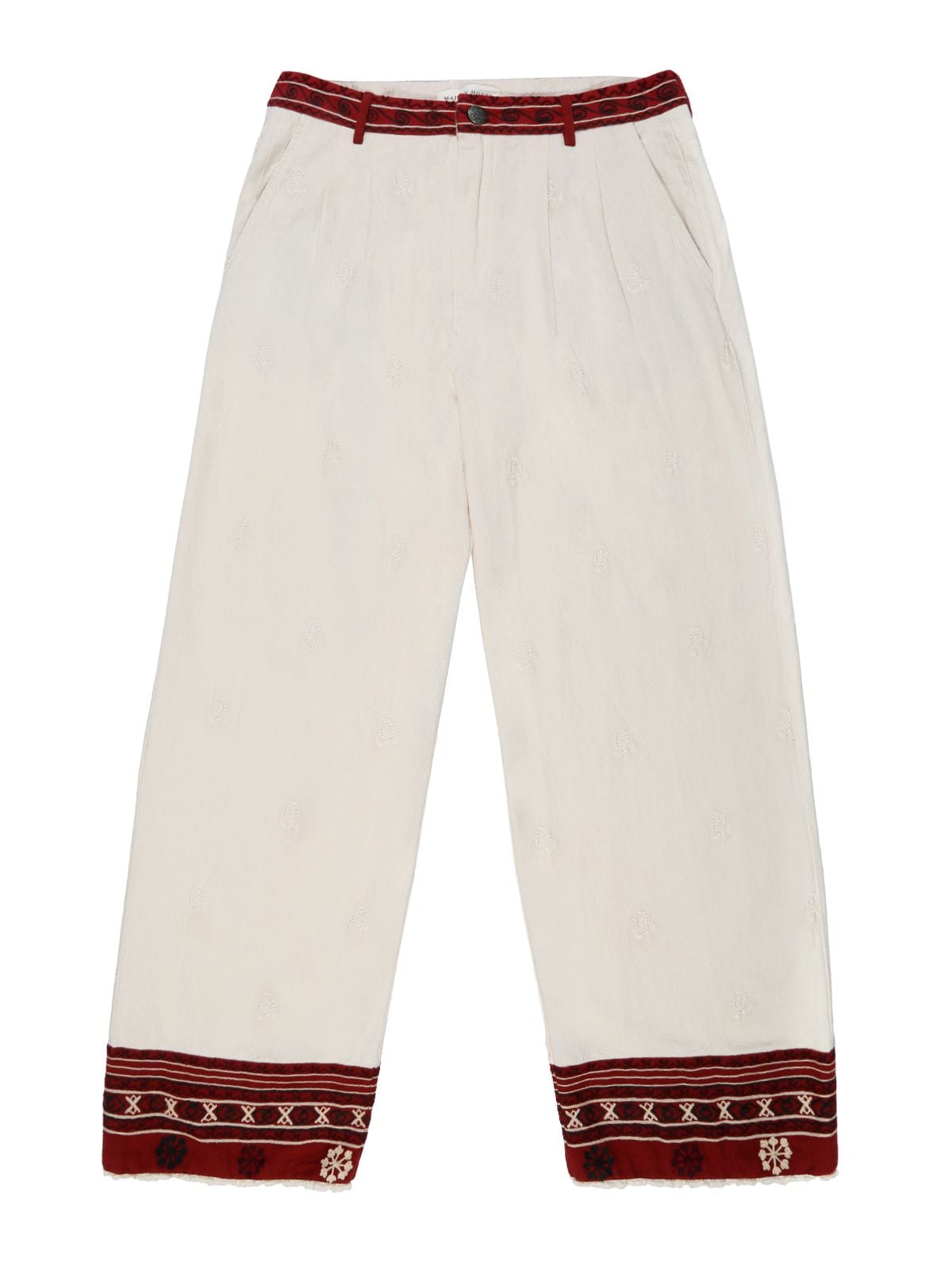 pant folklorique gilberto bordeaux