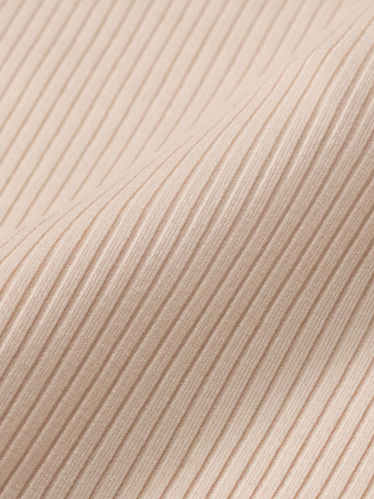 tight short sleeve ribbed top chill knit beige  NIKE