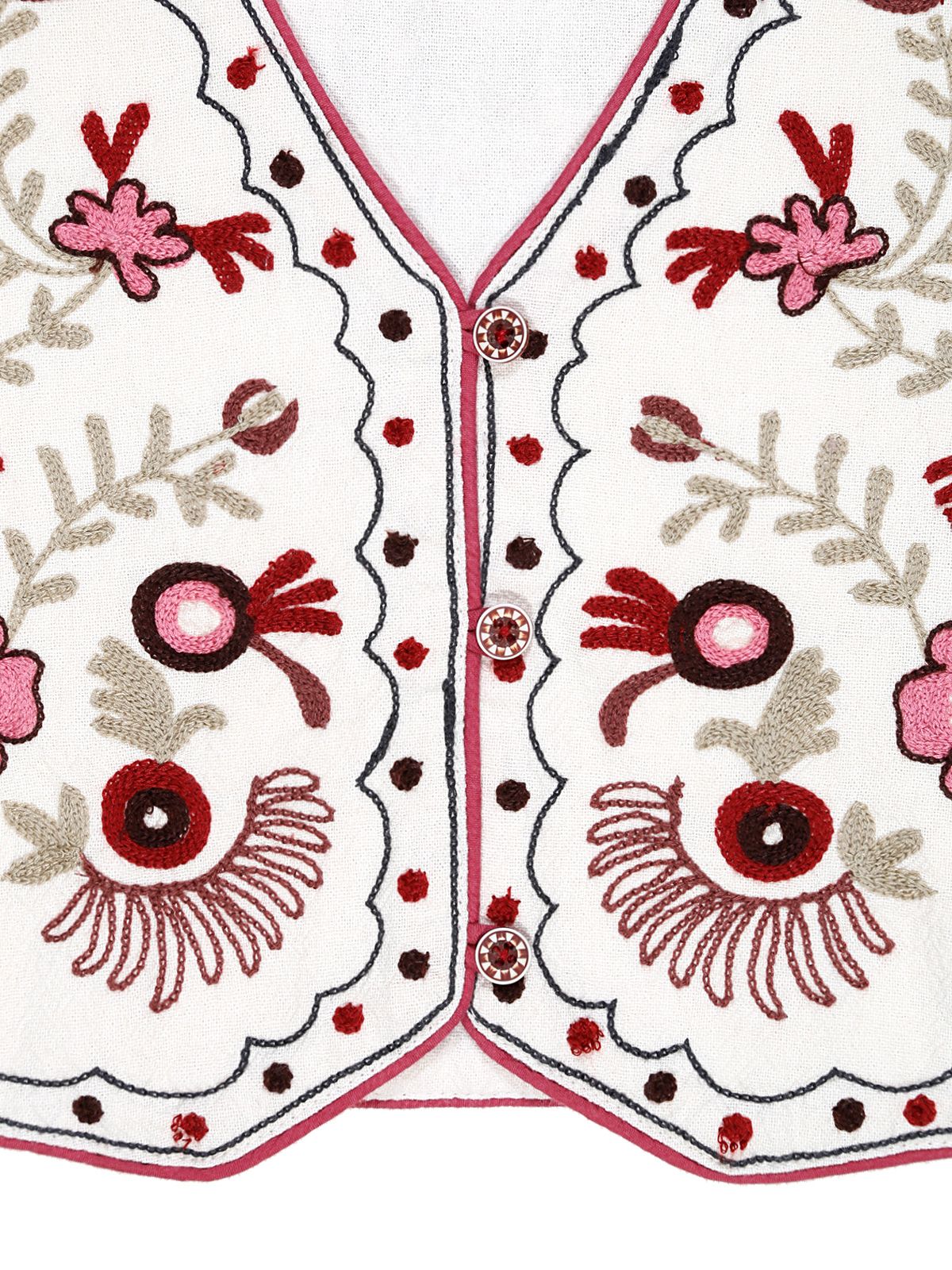 vest freak folk lola pink MAISON HOTEL