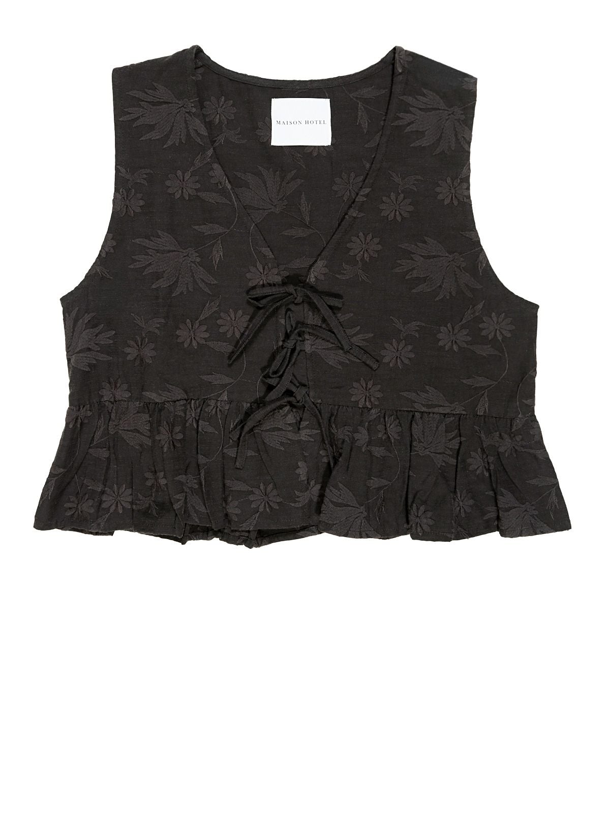 vest the mandarin zou nero