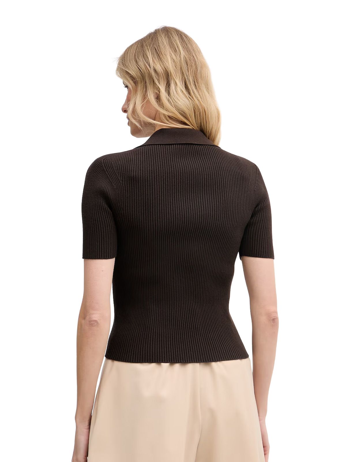 Brown pullover LACOSTE