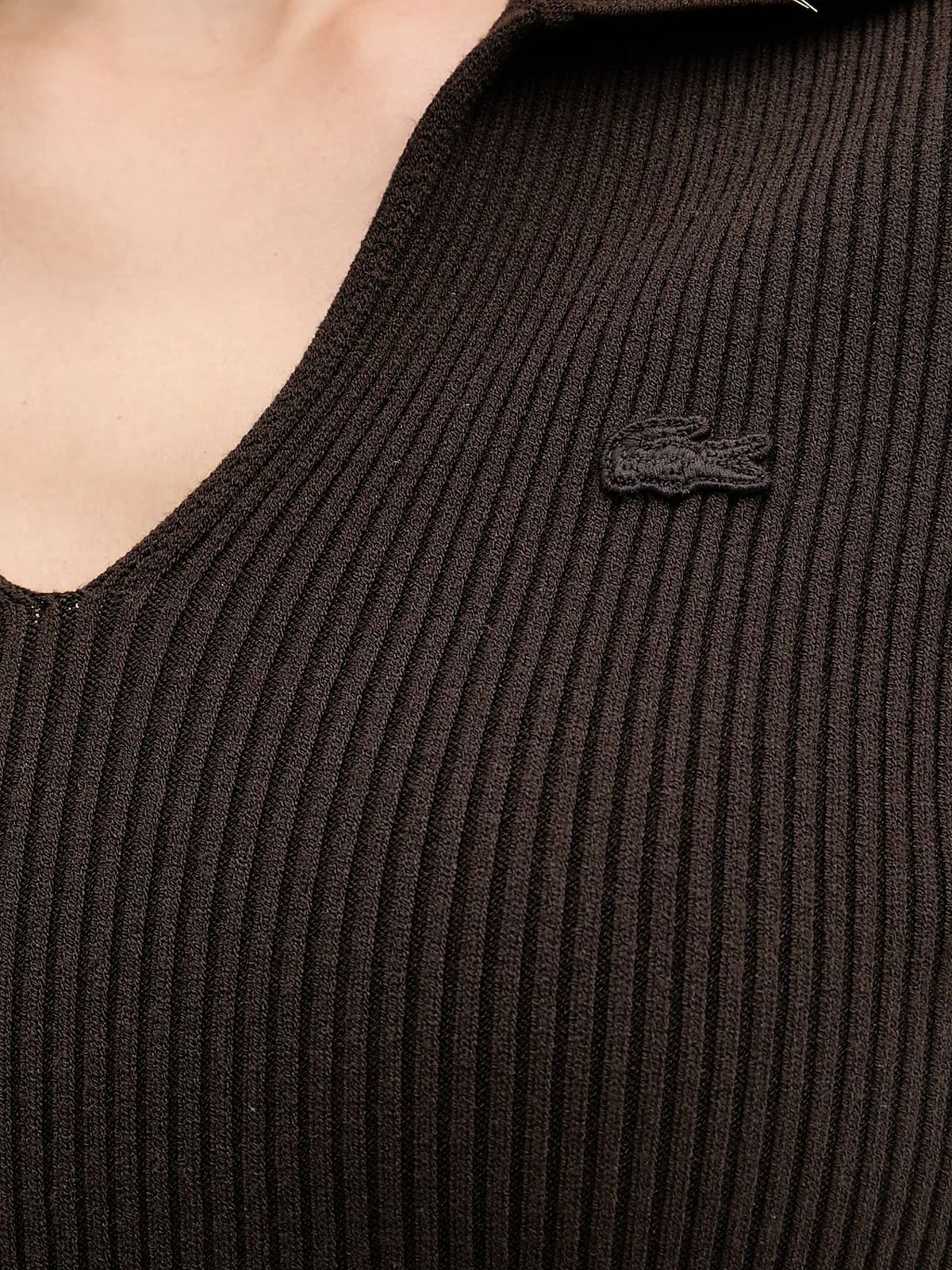 Brown pullover LACOSTE