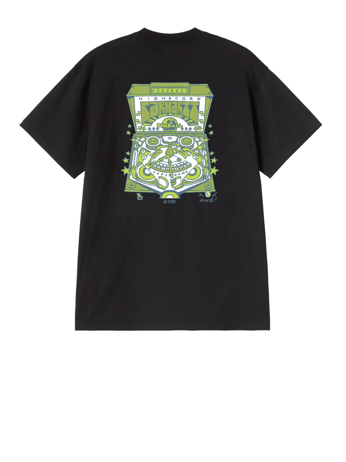  t-shirt pinball black CARHARTT WIP