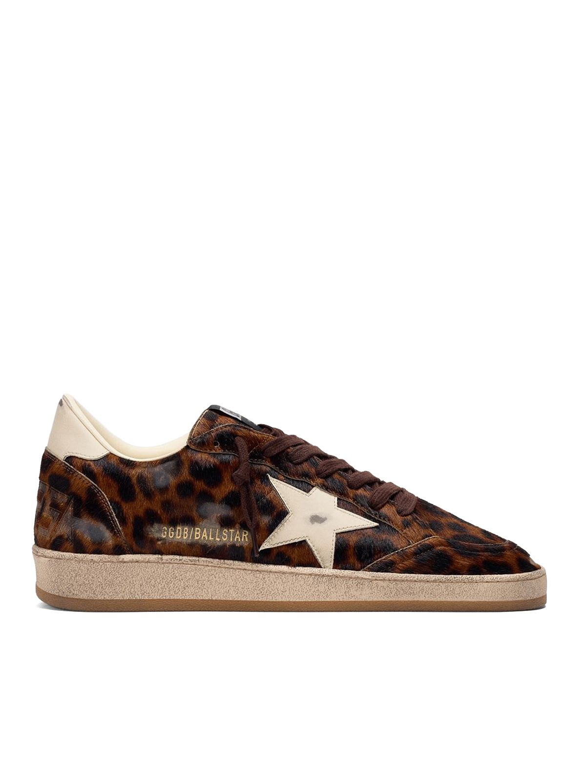 Brown ballstar horsy sneakers