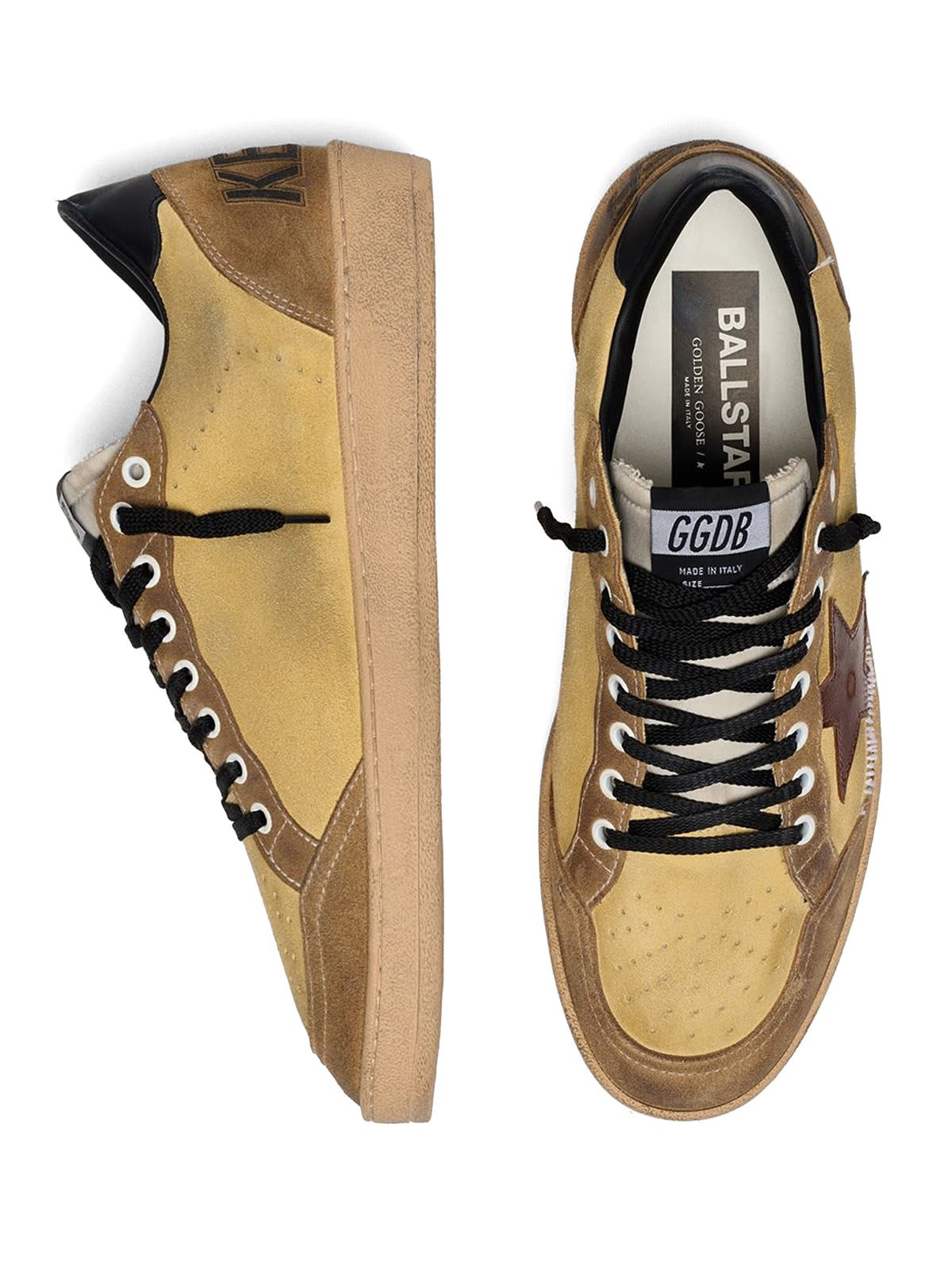 Vintage yellow ballstar sneakers GOLDEN GOOSE
