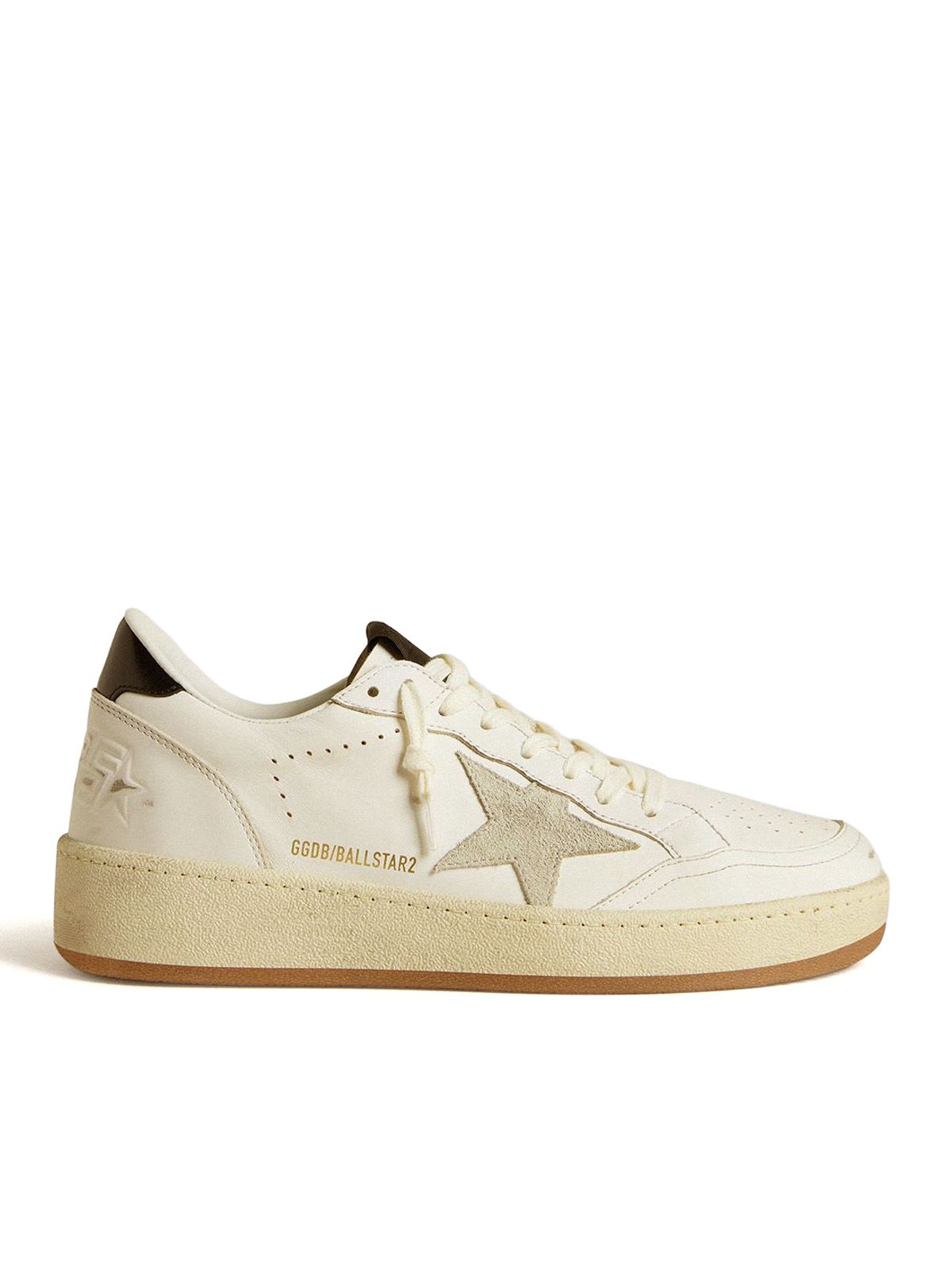White ballstar sneakers