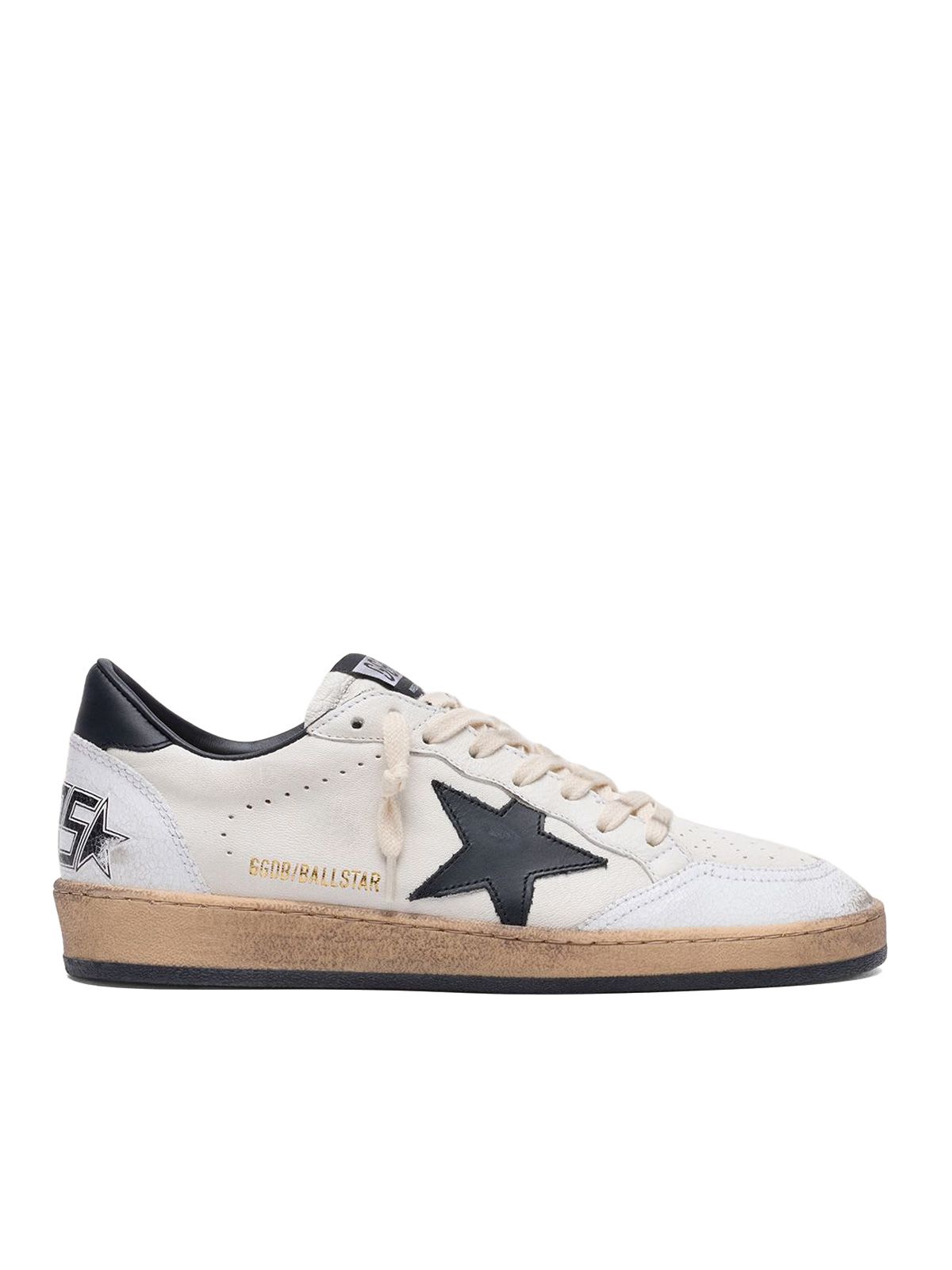 White ballstar sneakers
