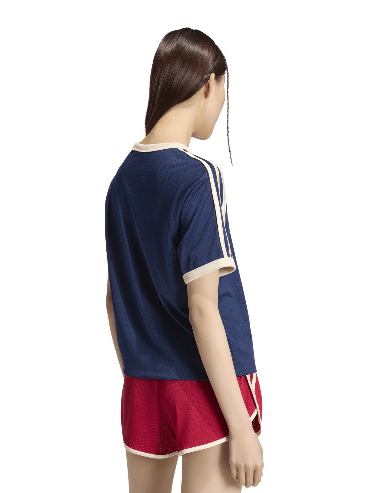 mesh tee blue  ADIDAS ORIGINALS