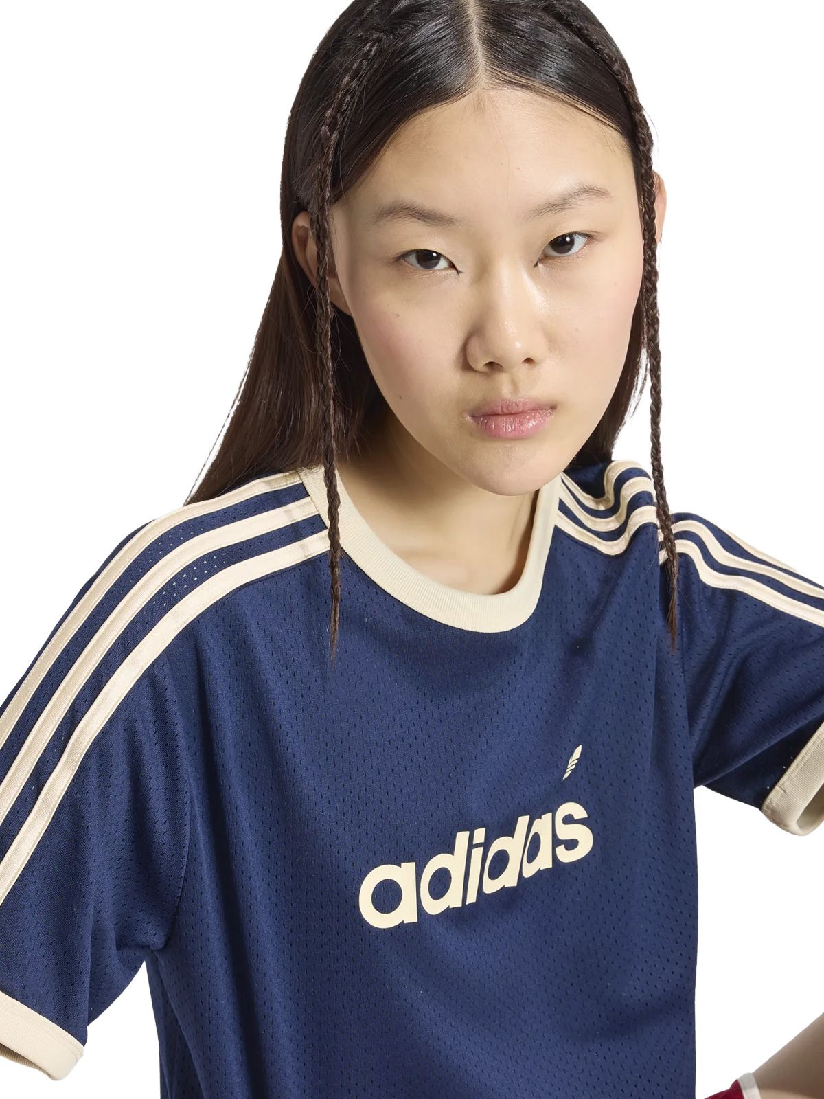 mesh tee blue  ADIDAS ORIGINALS