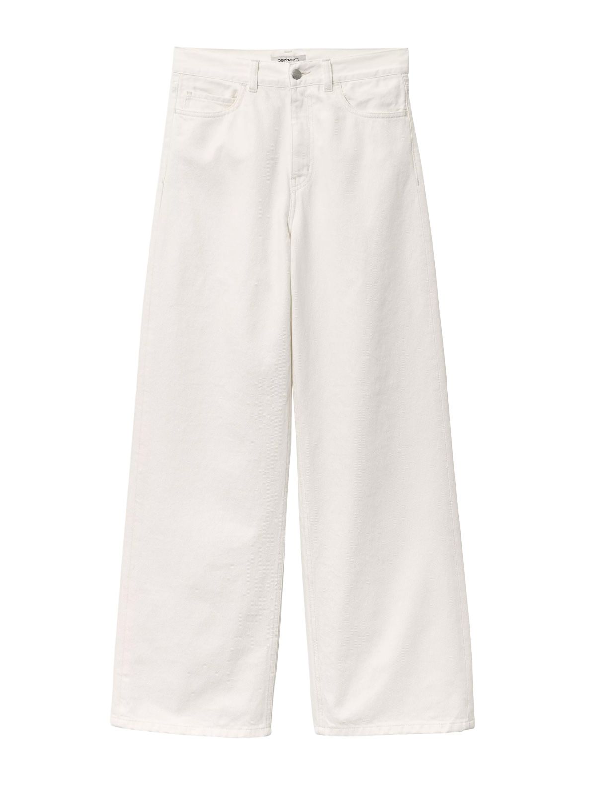 pantaloni jane in denim bianco