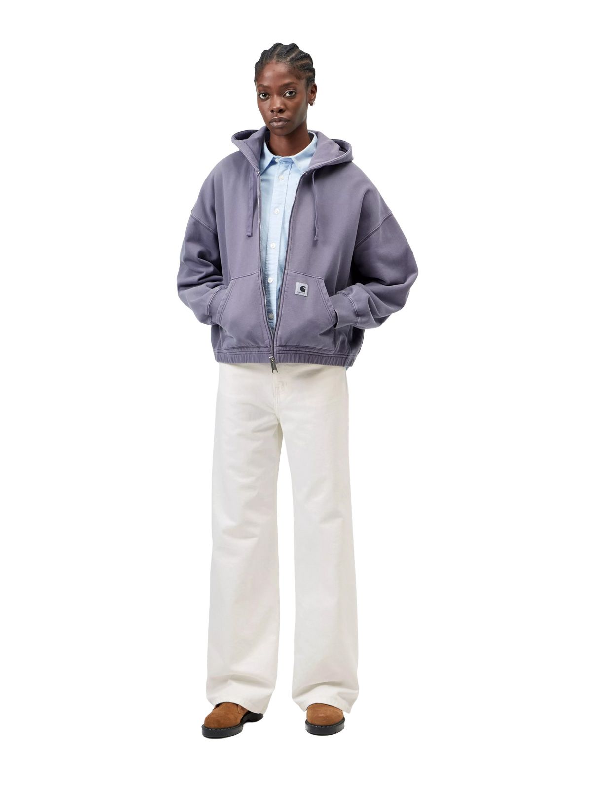 pantaloni jane in denim bianco CARHARTT WIP