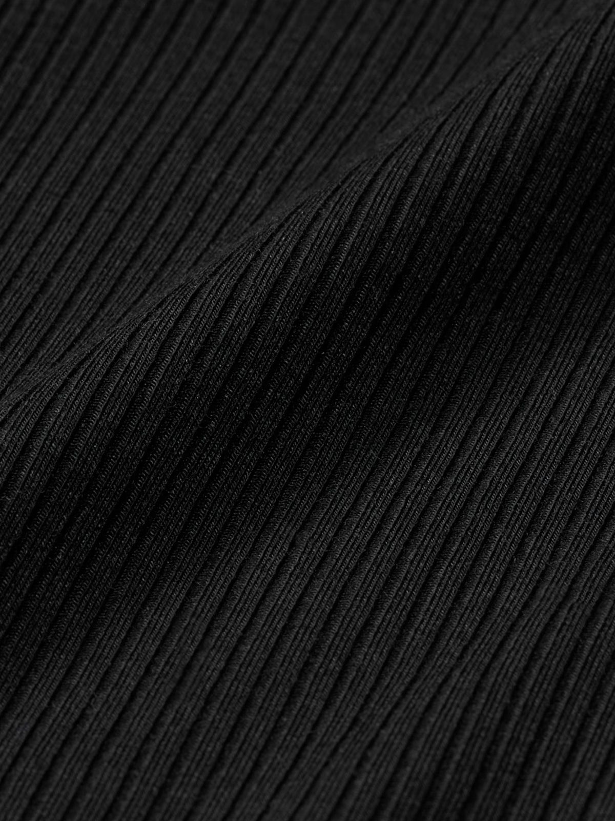 chill knit rib ss top black  NIKE