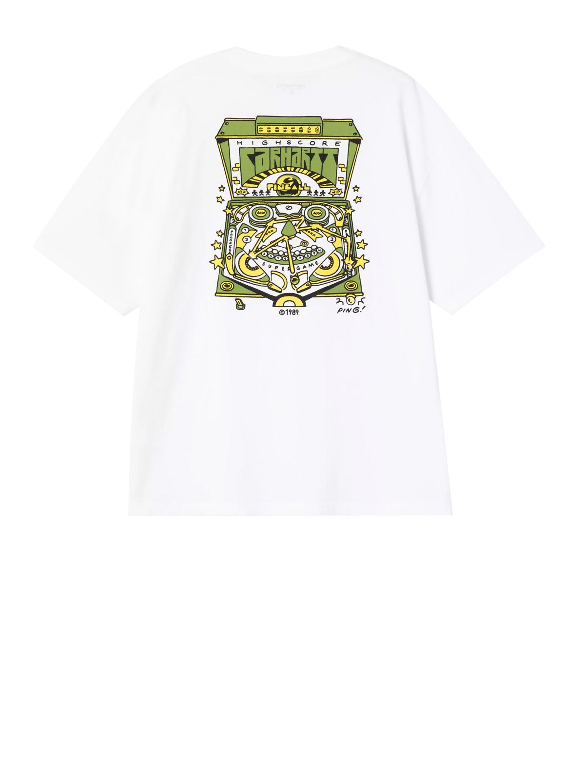 t-shirt pinball bianca  CARHARTT WIP