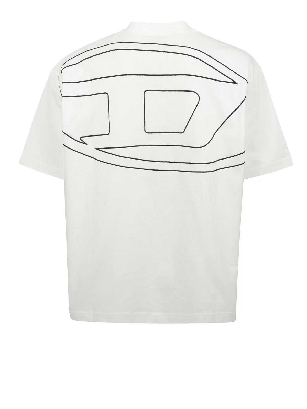 t-shirt boggy megoval white  DIESEL