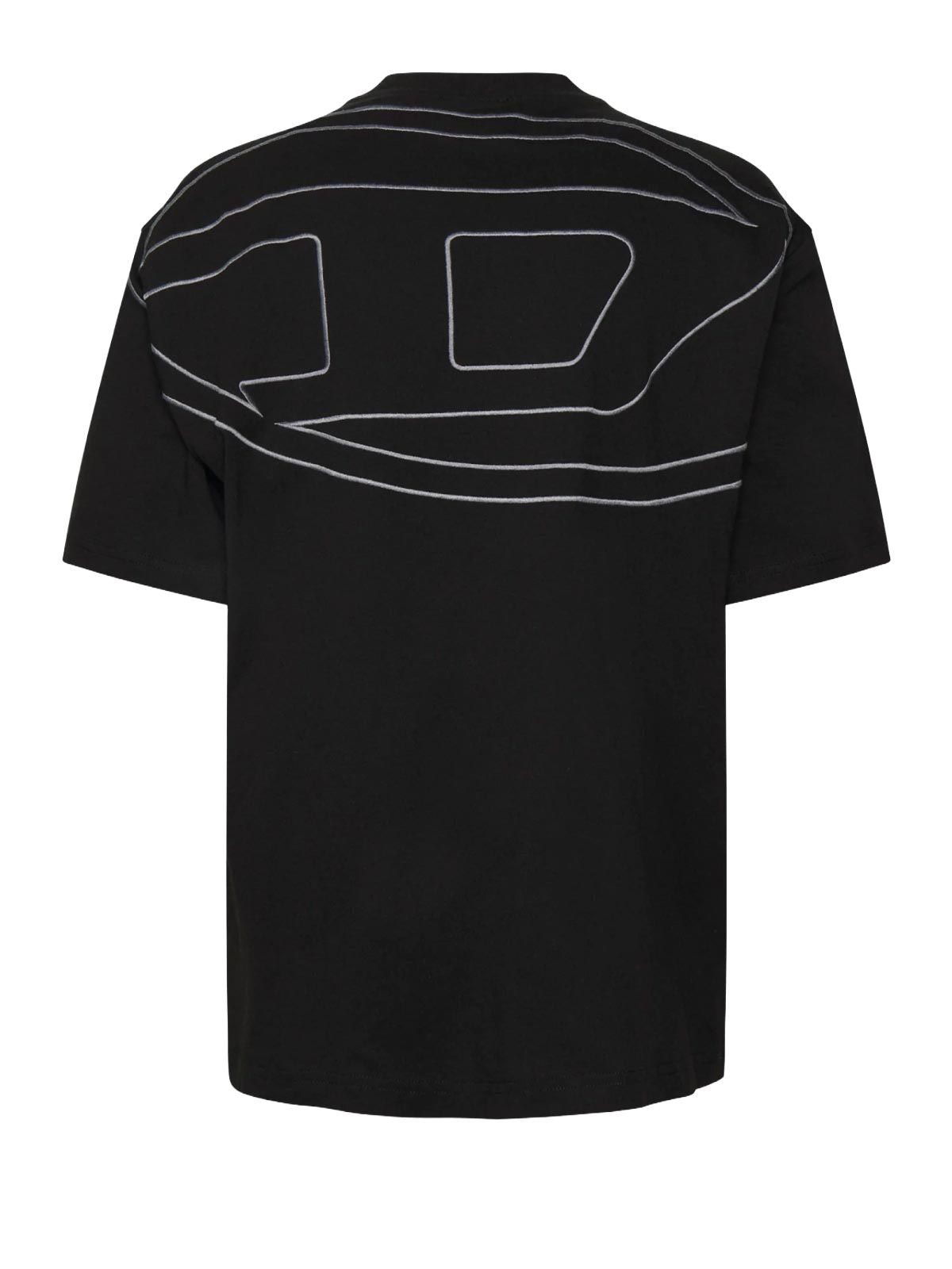 t-shirt boggy megoval nera  DIESEL