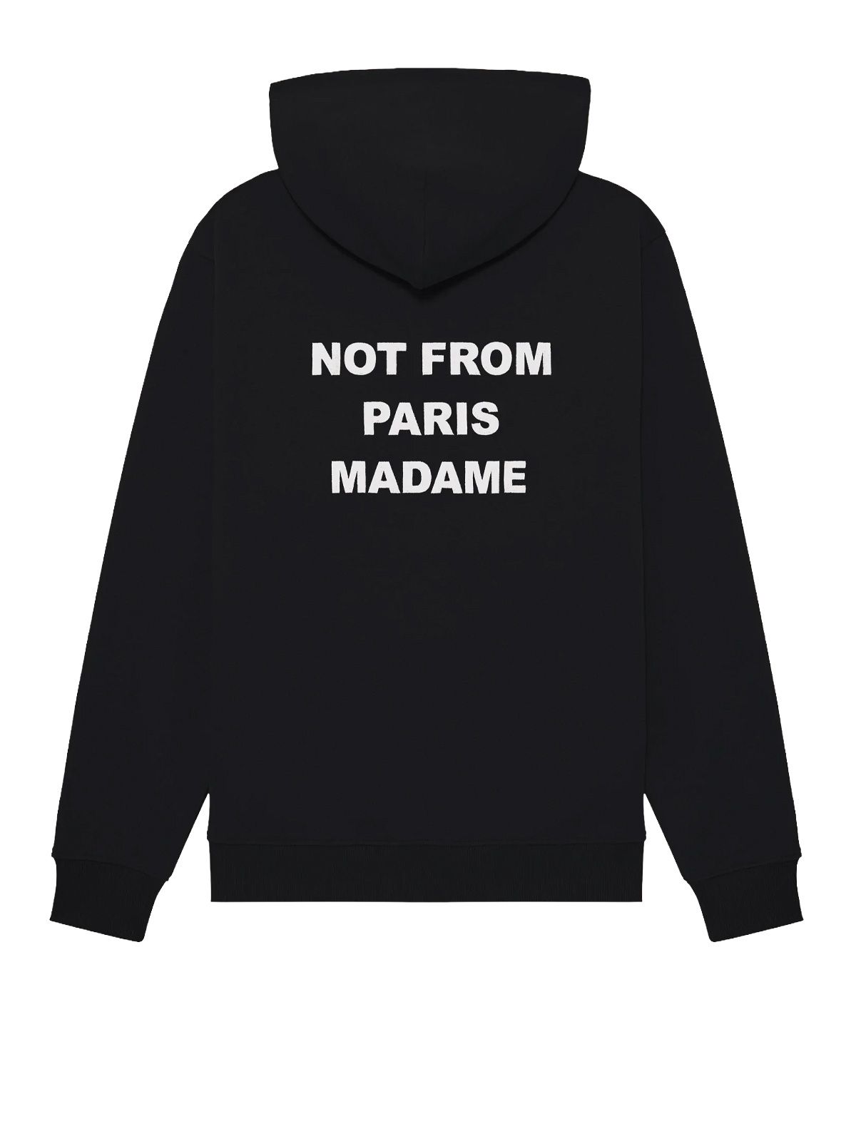 hoodie bold slogan black  DRÔLE DE MONSIEUR