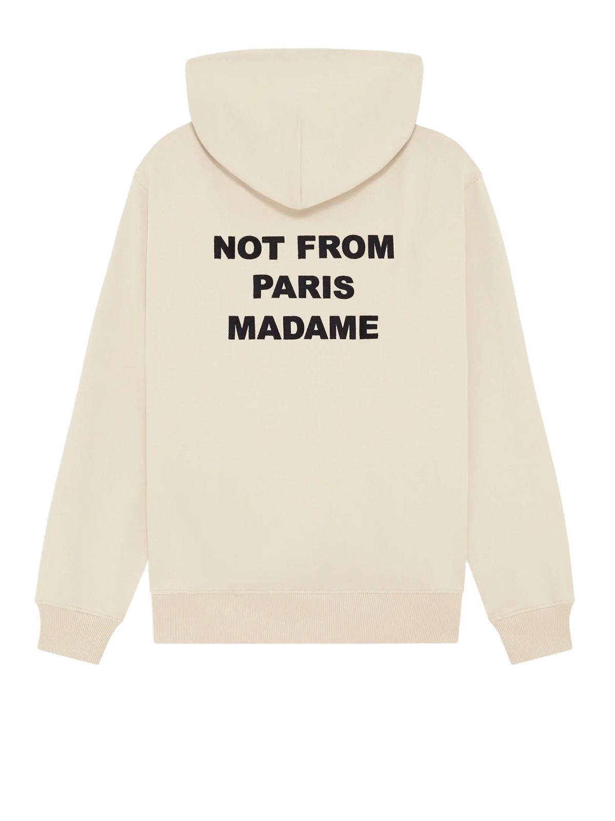 felpa con cappuccio con slogan audace neutro DROLE DE MONSIEUR