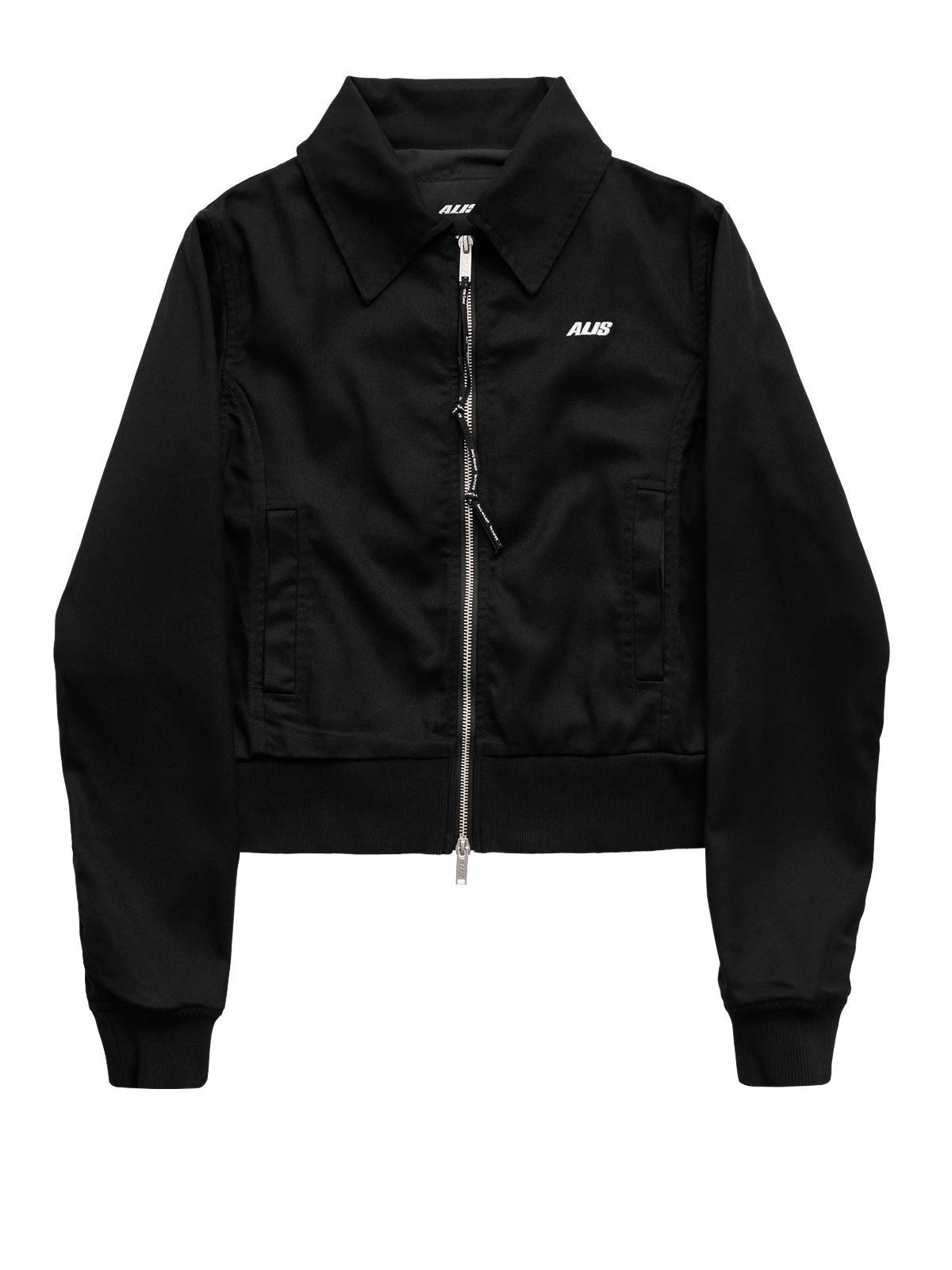 Black clarence short fitted jacket