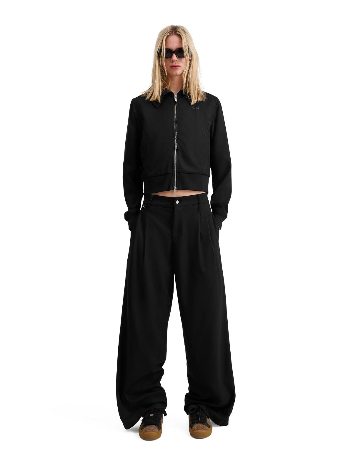 Black clarence short fitted jacket ALIS