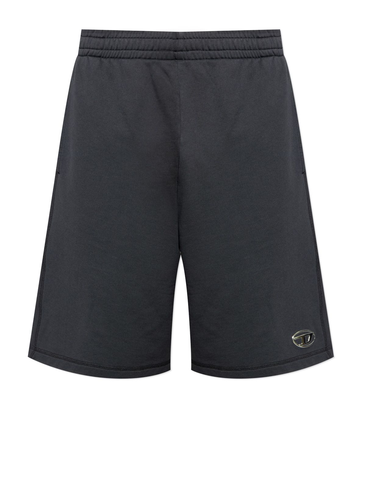 black marshmallow cotton shorts