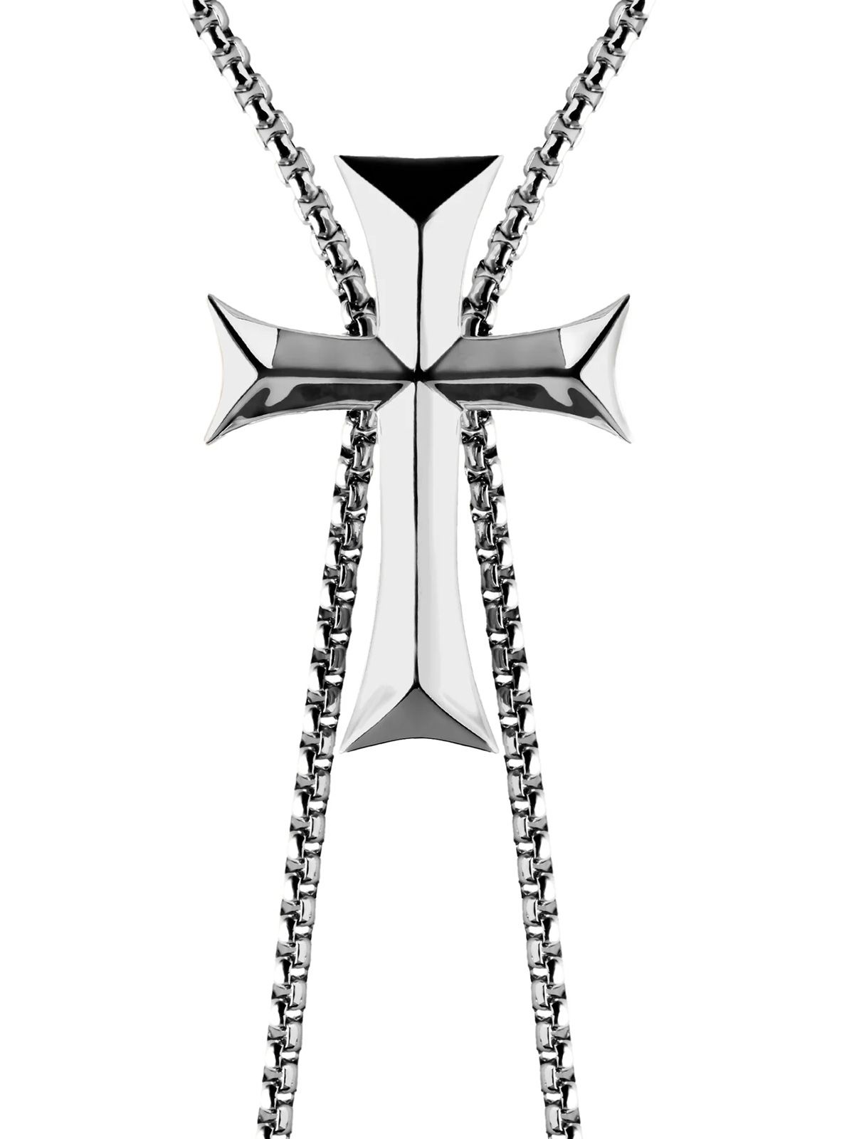 Silver coix tie y-necklace LAGWORLD