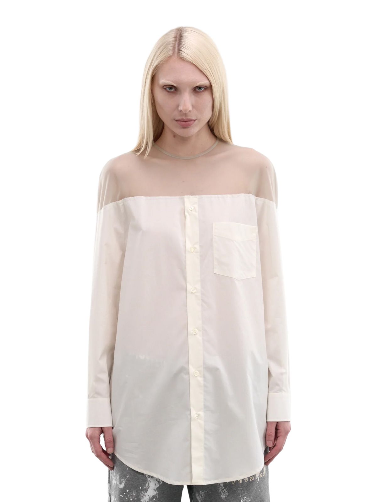 Top bianco MM6 MAISON MARGIELA