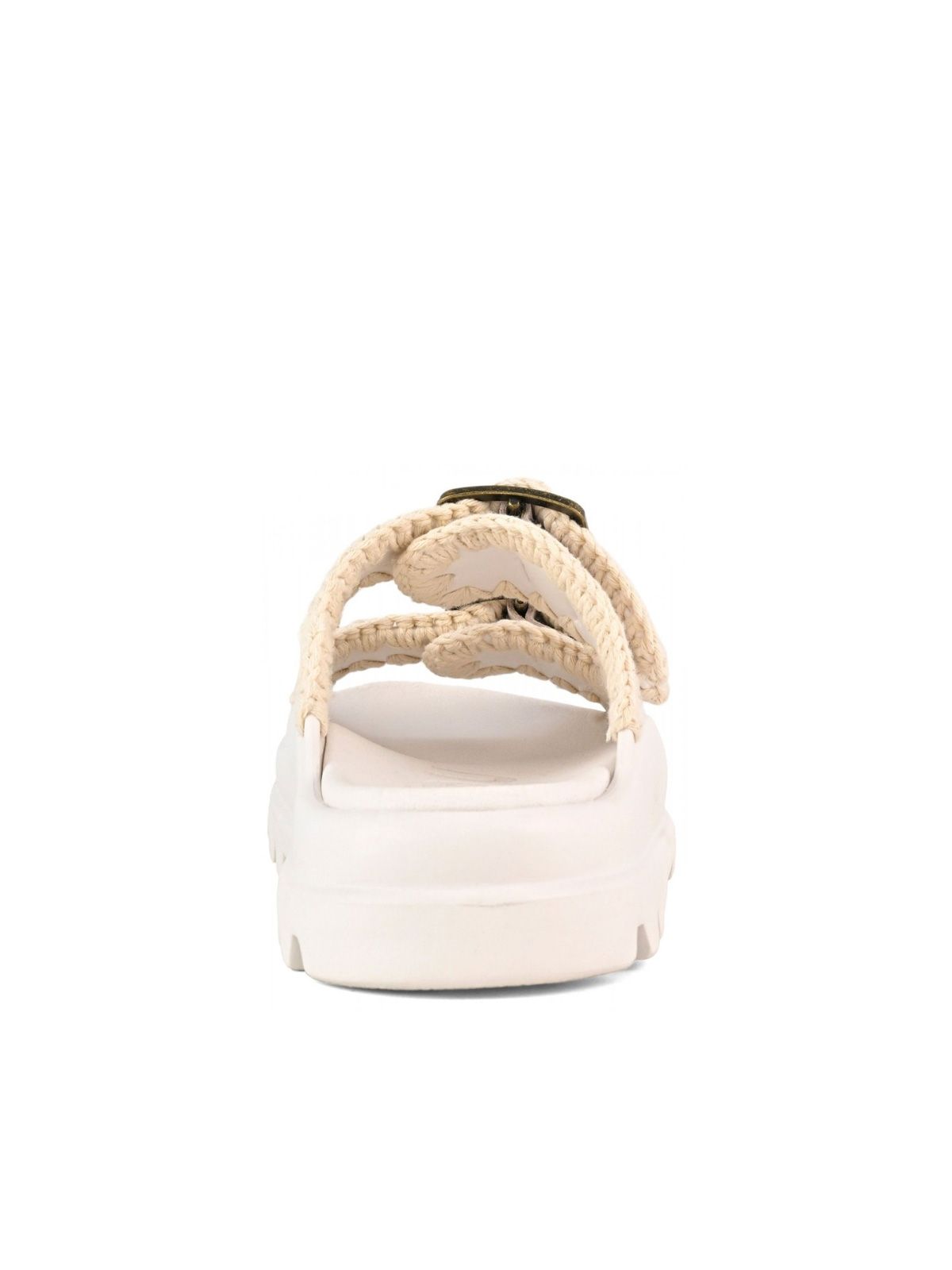 sandalo eva one piece two-buckle white  MOU