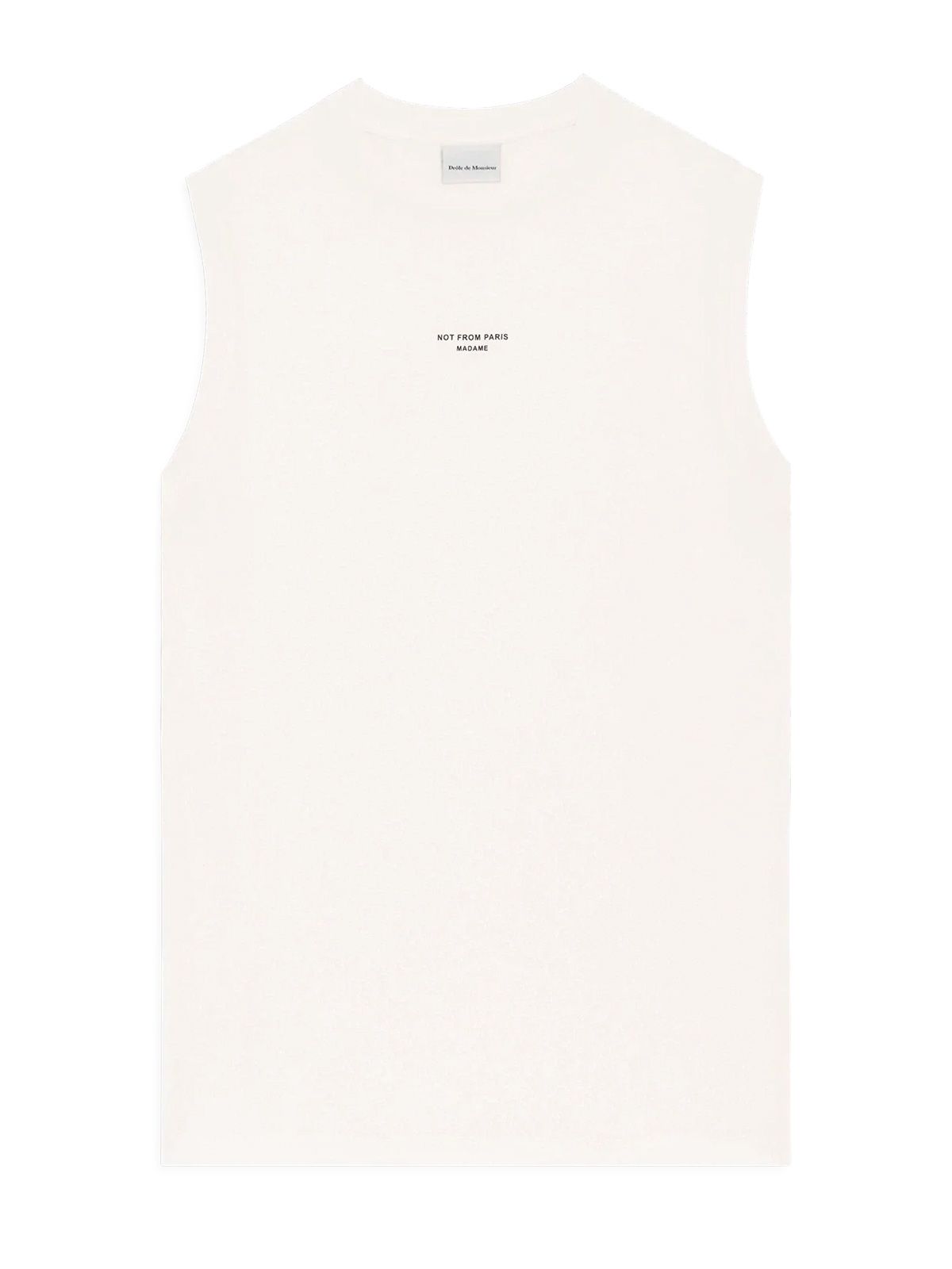 t-shirt sport slogan bianca 