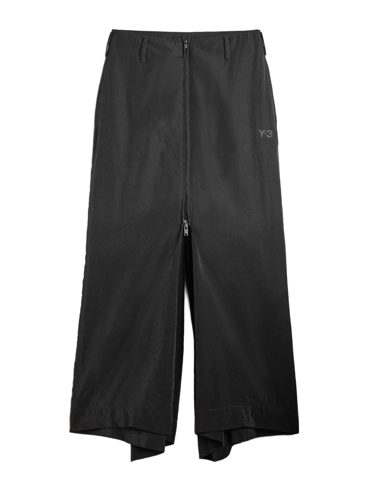 Black zip trackpants