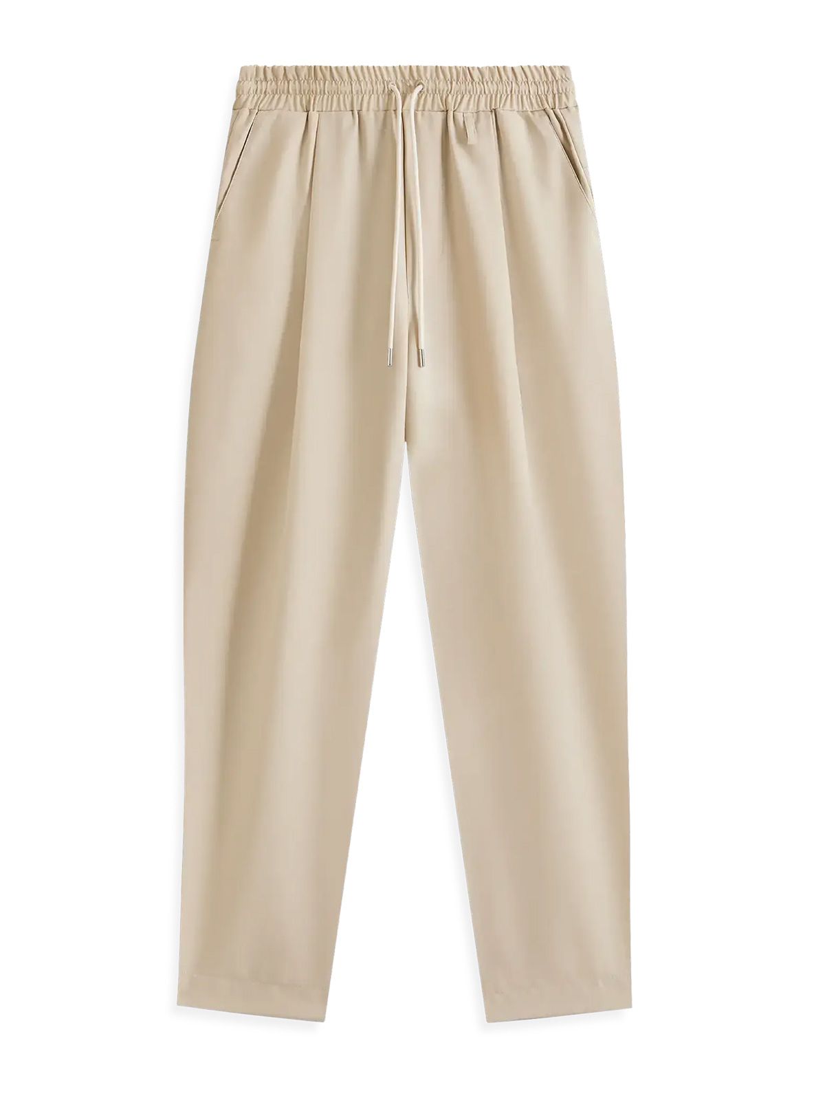 Beige cropped pants