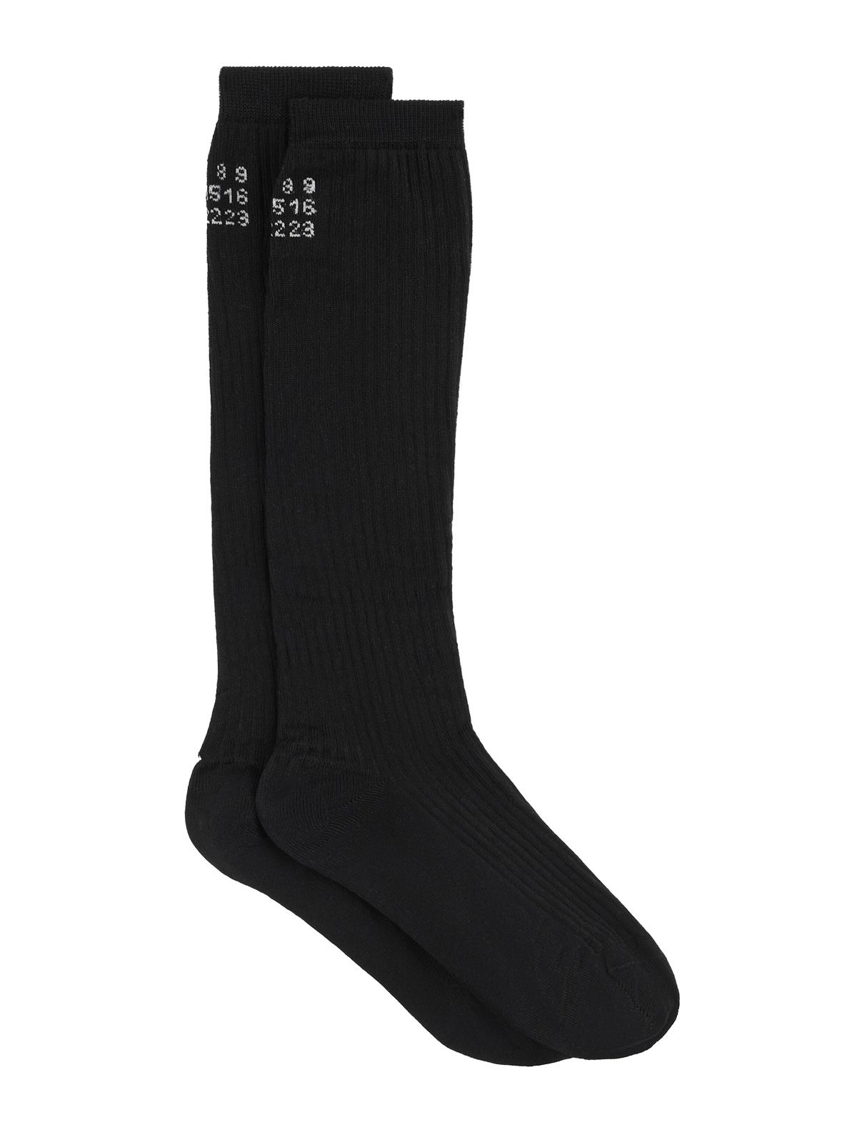 calzini bootleg black  MM6 MAISON MARGIELA