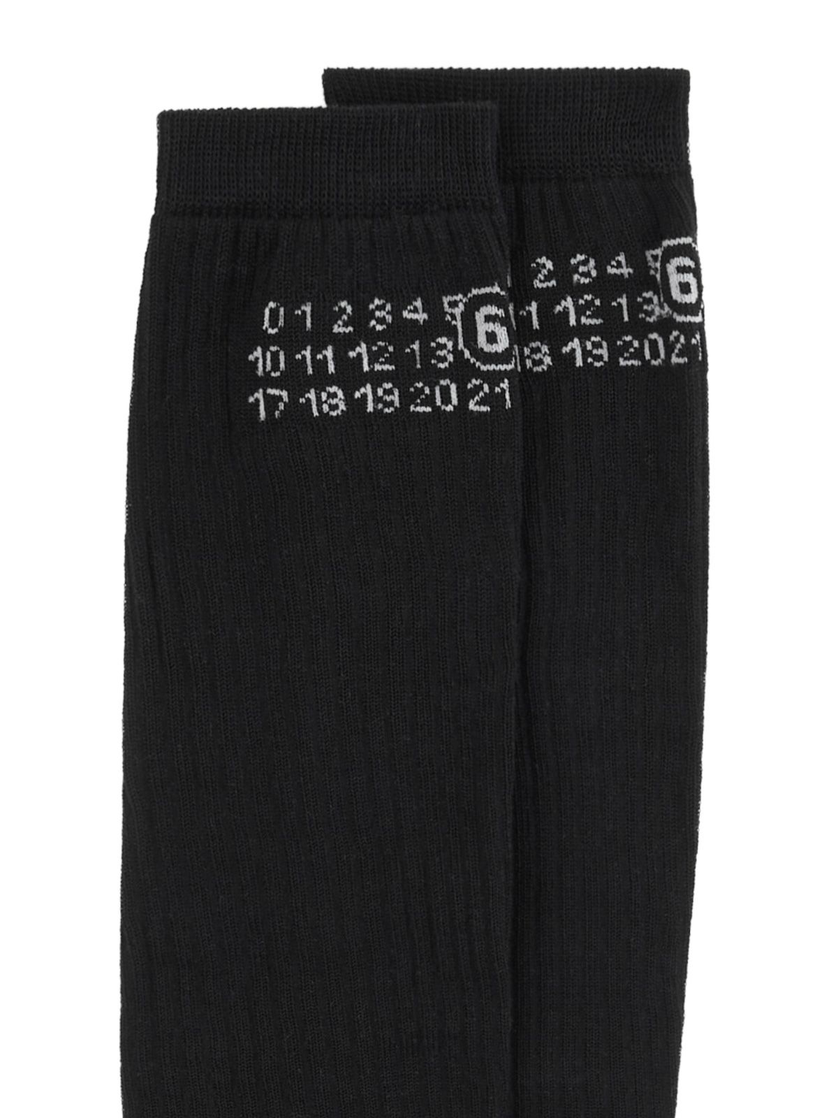 calzini bootleg black  MM6 MAISON MARGIELA