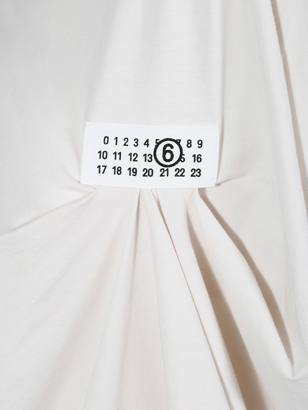 short slevved top white  MM6 MAISON MARGIELA