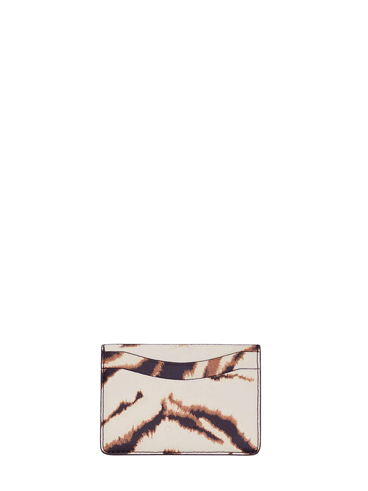 bou card holder zebra print  GANNI