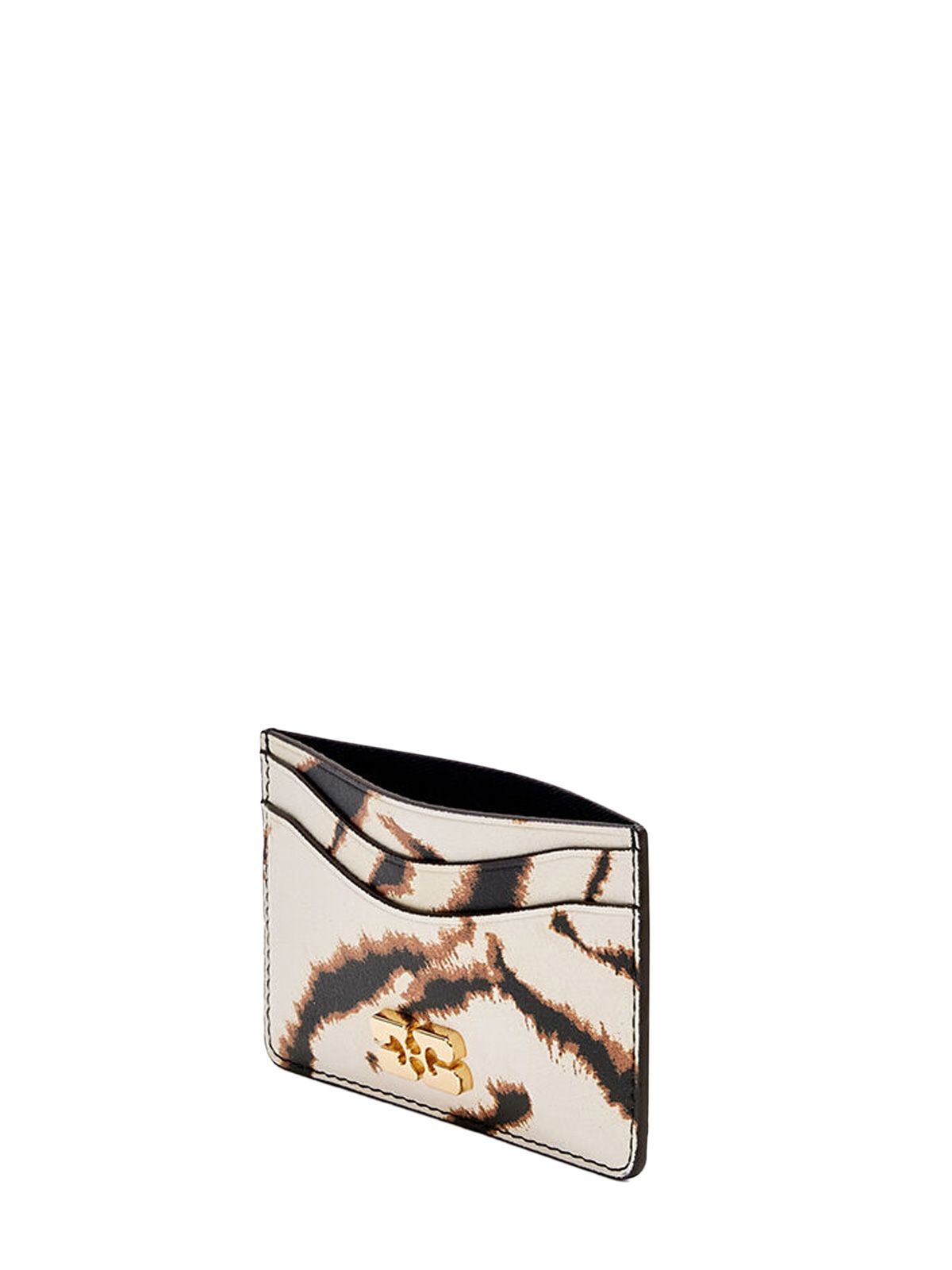 bou card holder zebra print  GANNI