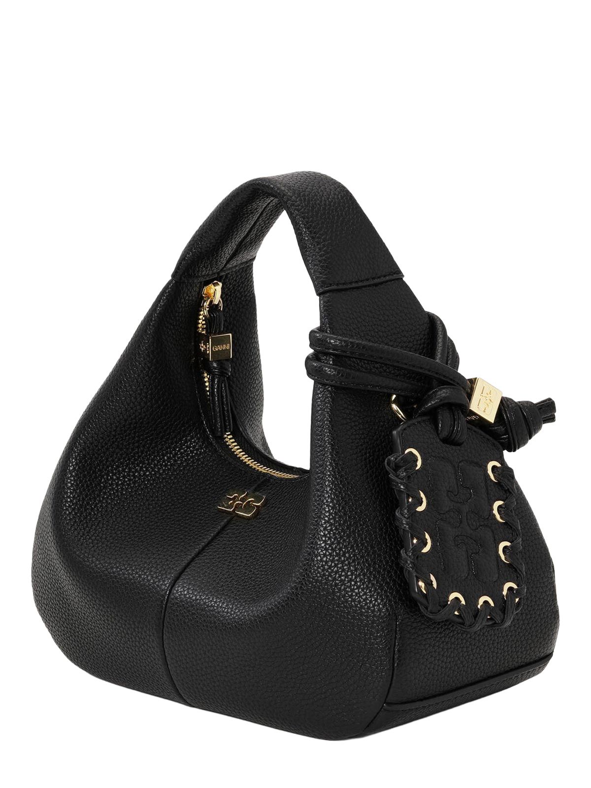 hobo mini grained black GANNI